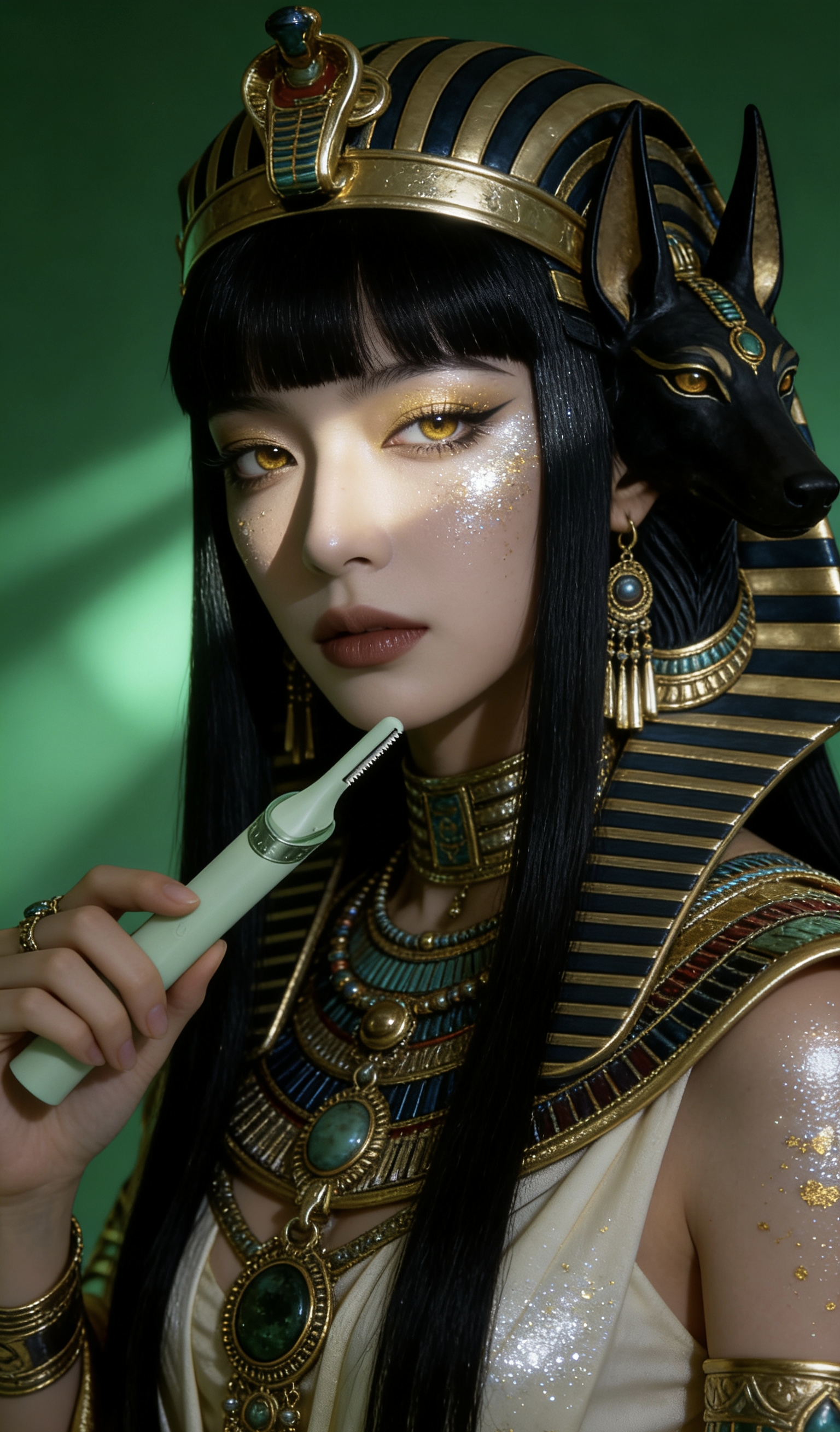 Electric eyebrow trimming knife，Small，Portable，