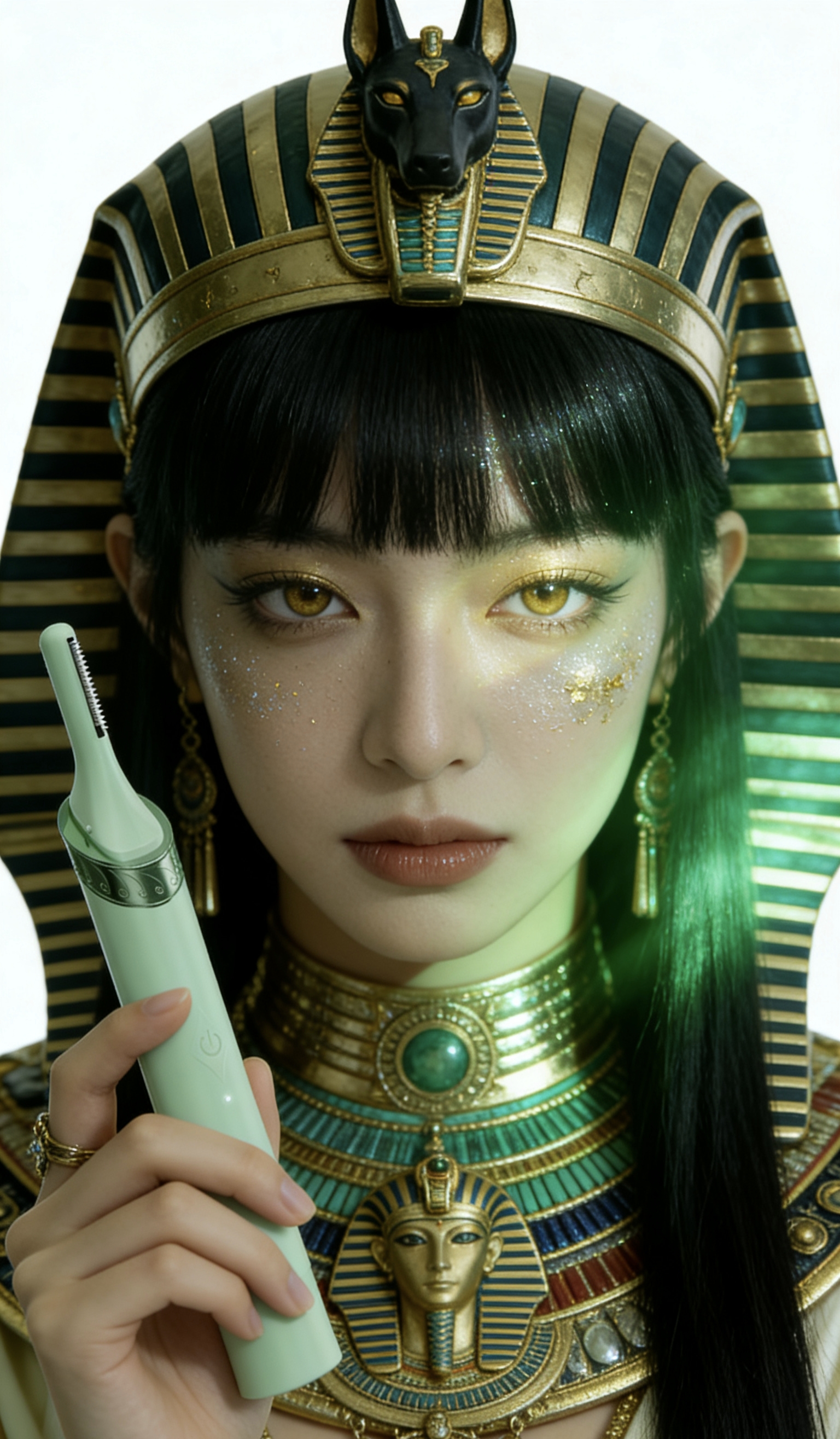 Electric eyebrow trimming knife，Small，Portable，