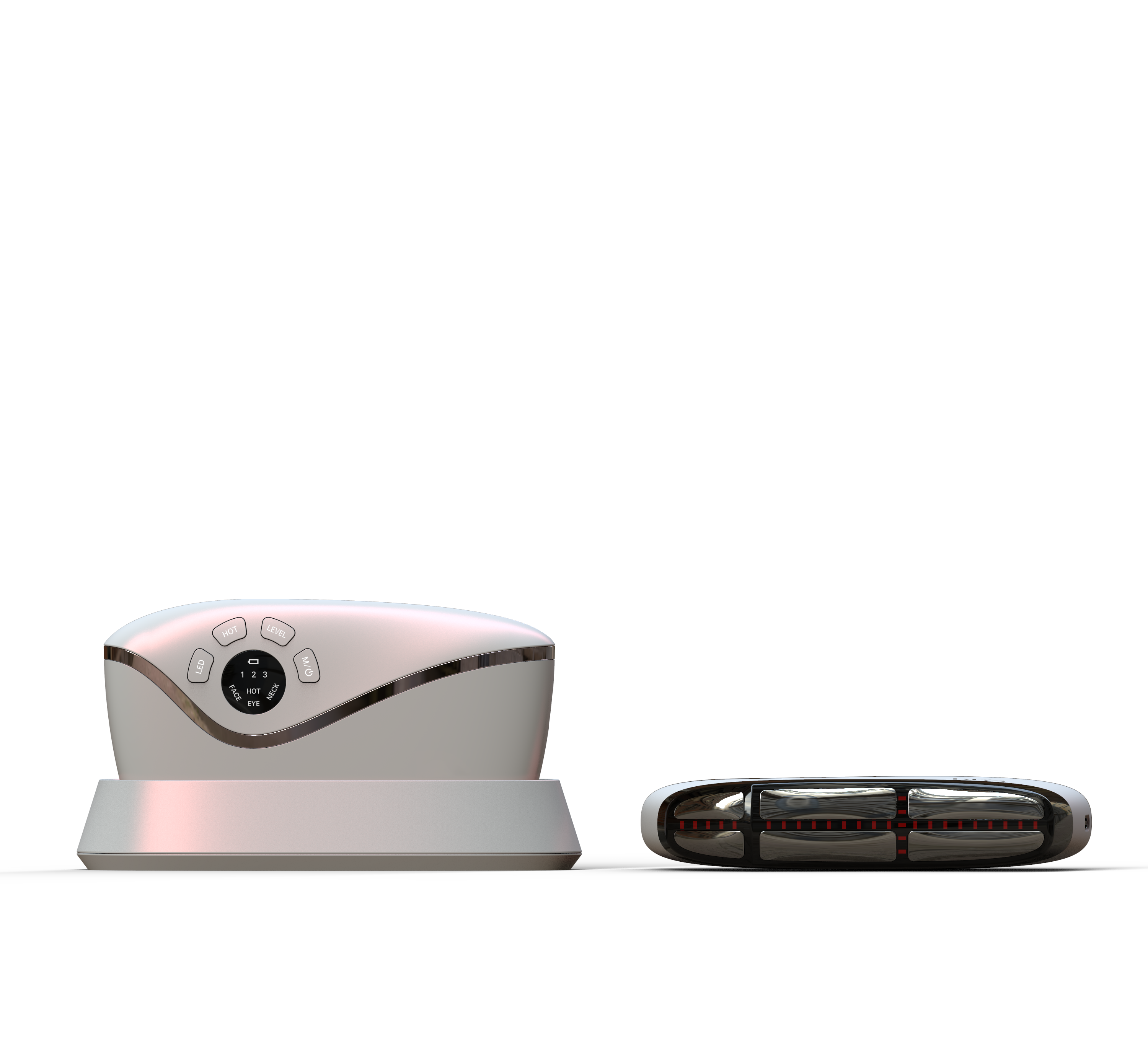 EMS,LED, vibration, temperature 42 degrees，