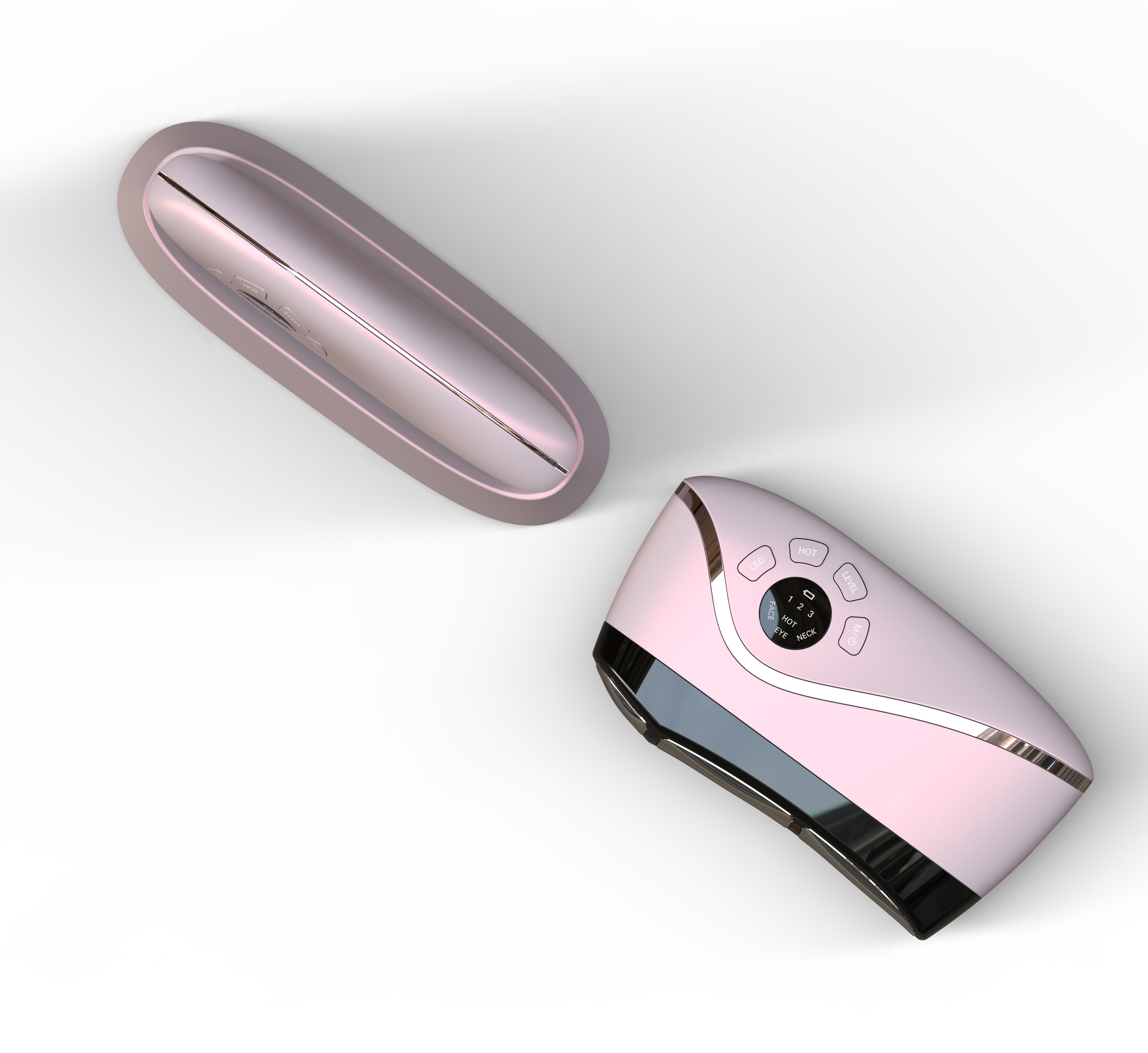 EMS,LED, vibration, temperature 42 degrees，