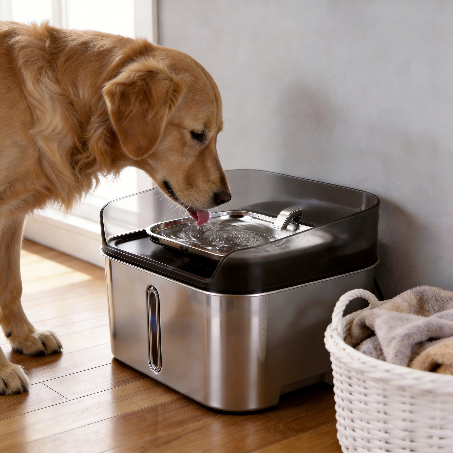 Pet Water Drinker, Pet Supplies, Water Drinker，