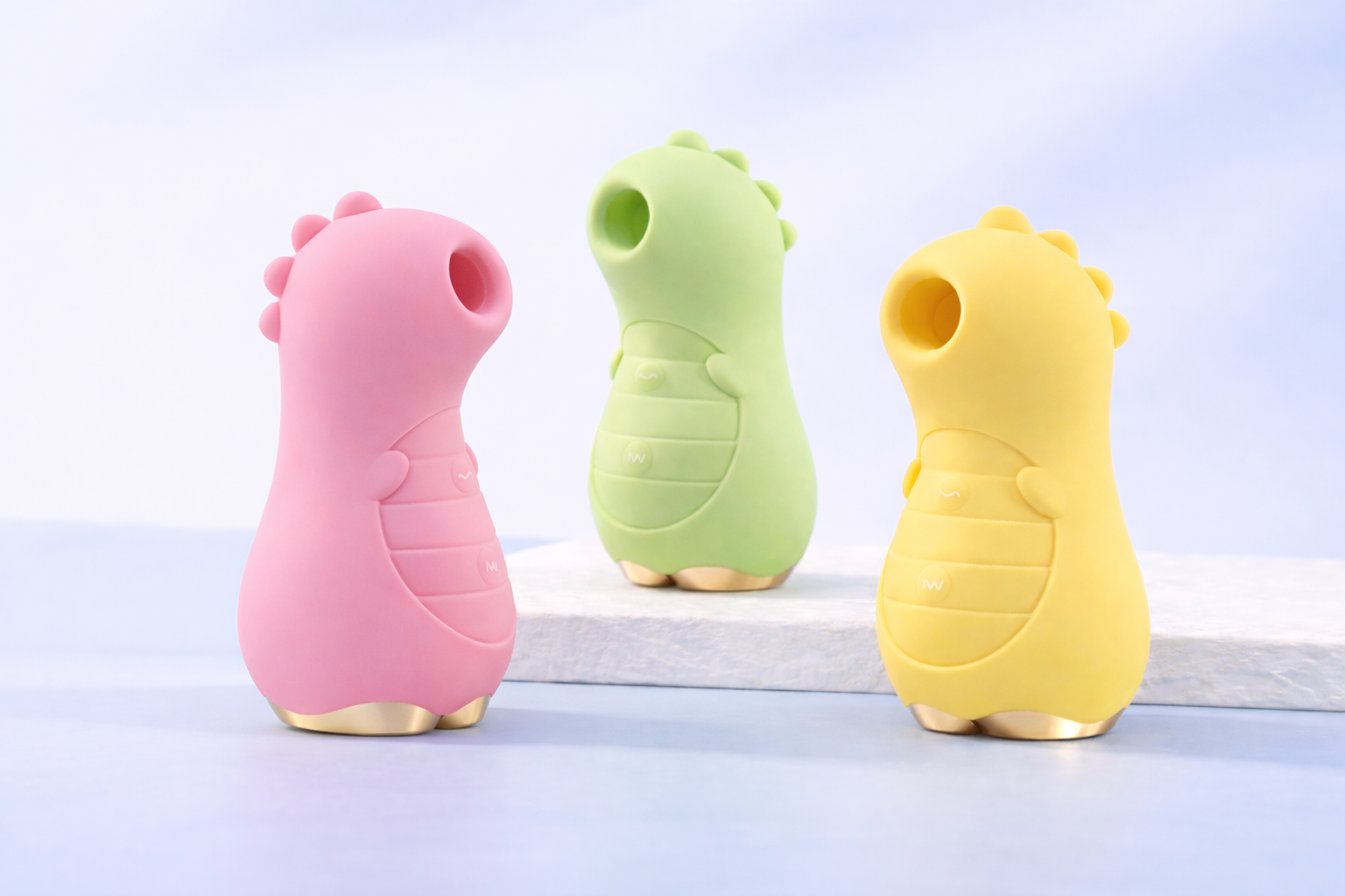 Cartoon modeling，Little dinosaur，Pleasant and relaxed design，Cute style，Lovely，Female needs，Silicone material，