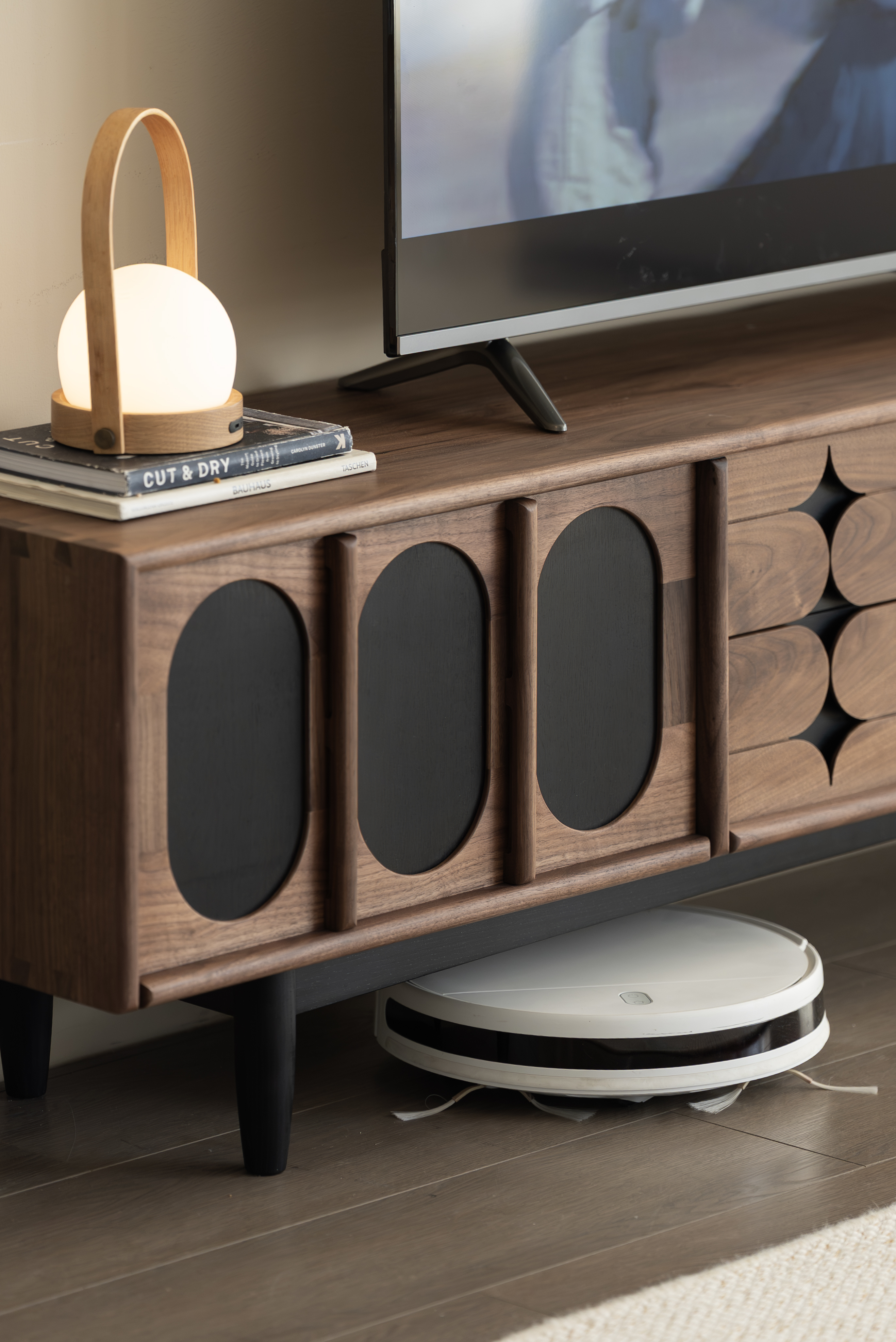 TV cabinet design，furniture design ，Residential Furniture，Solid wood furniture，Black walnut furniture，Original design，