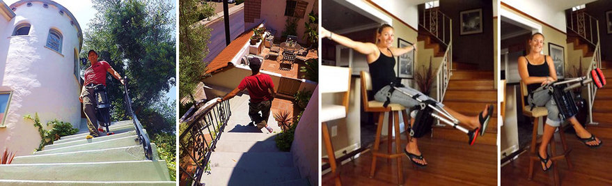 new type，a cane，iWalk，