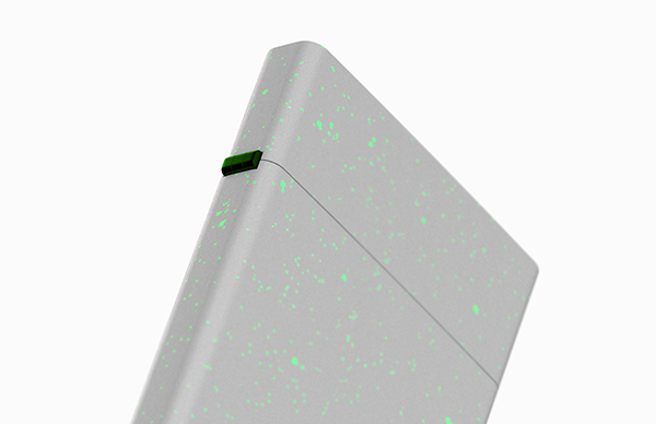 Black and white gray，Cylinder modeling，lighter，Mobile power design，