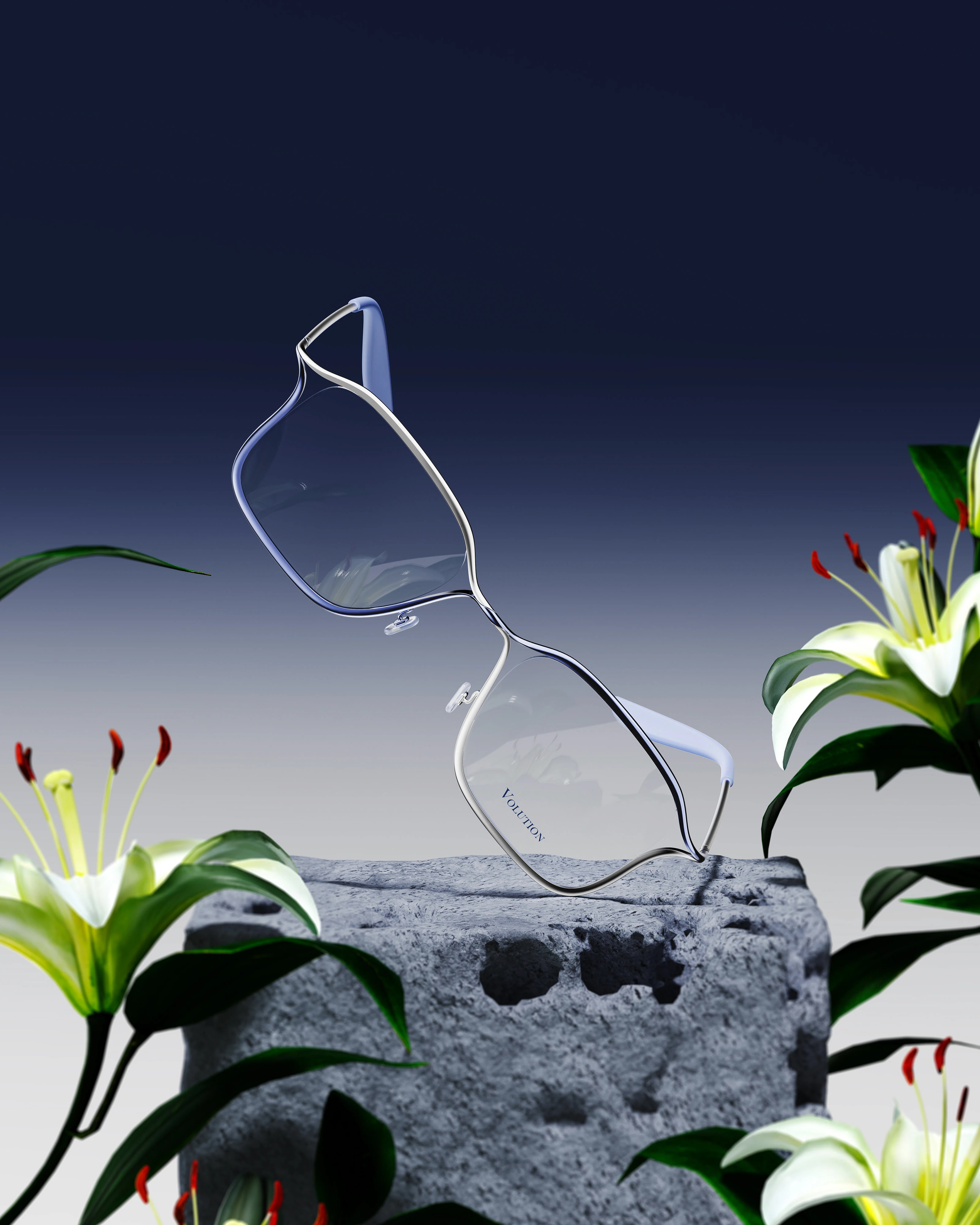 glasses，fashion，Render，Design，industrial design，product design，wear，