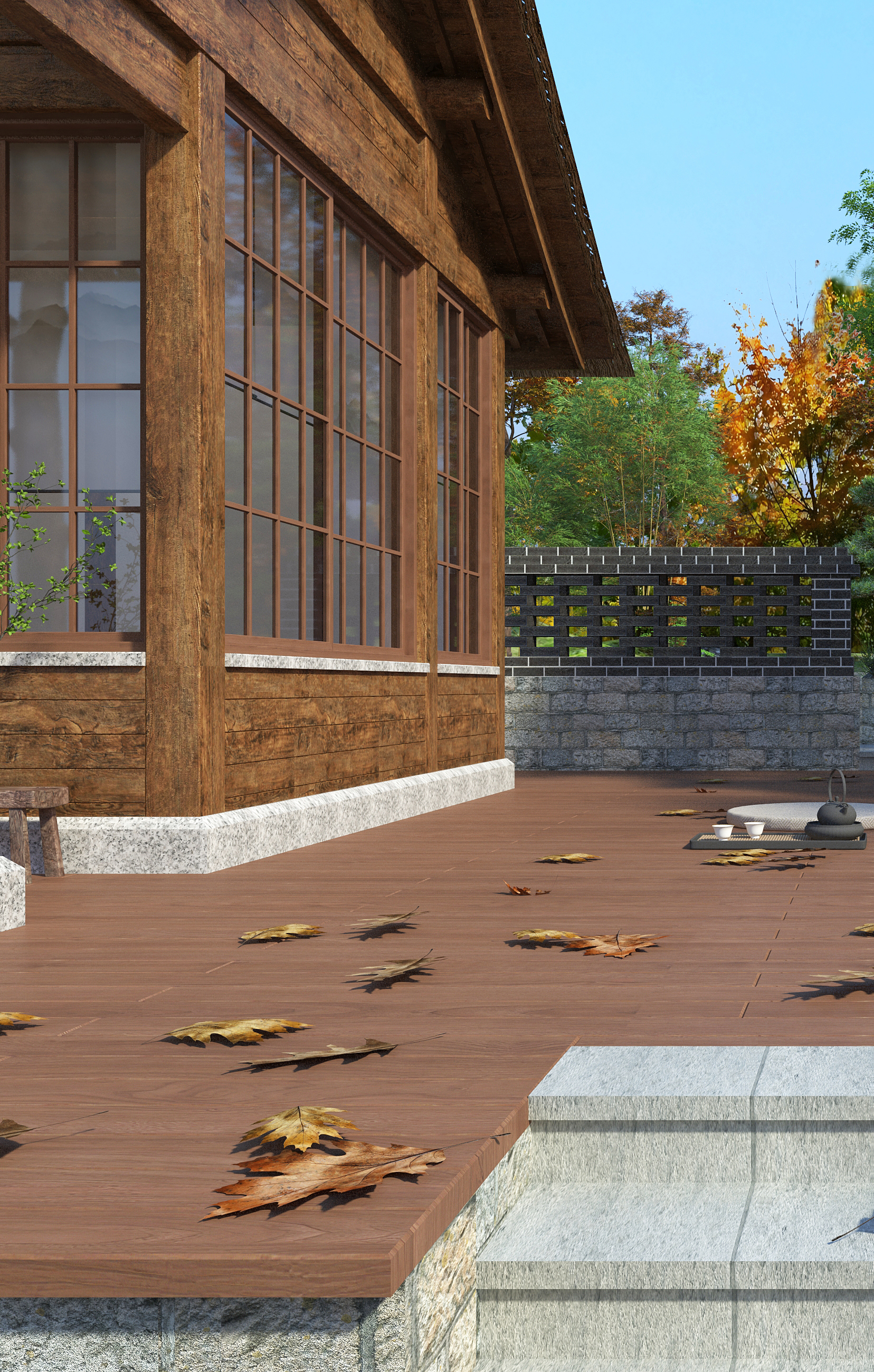 Zen，Quiet wind，meditation.，garden design ，temple，Quiet courtyard，