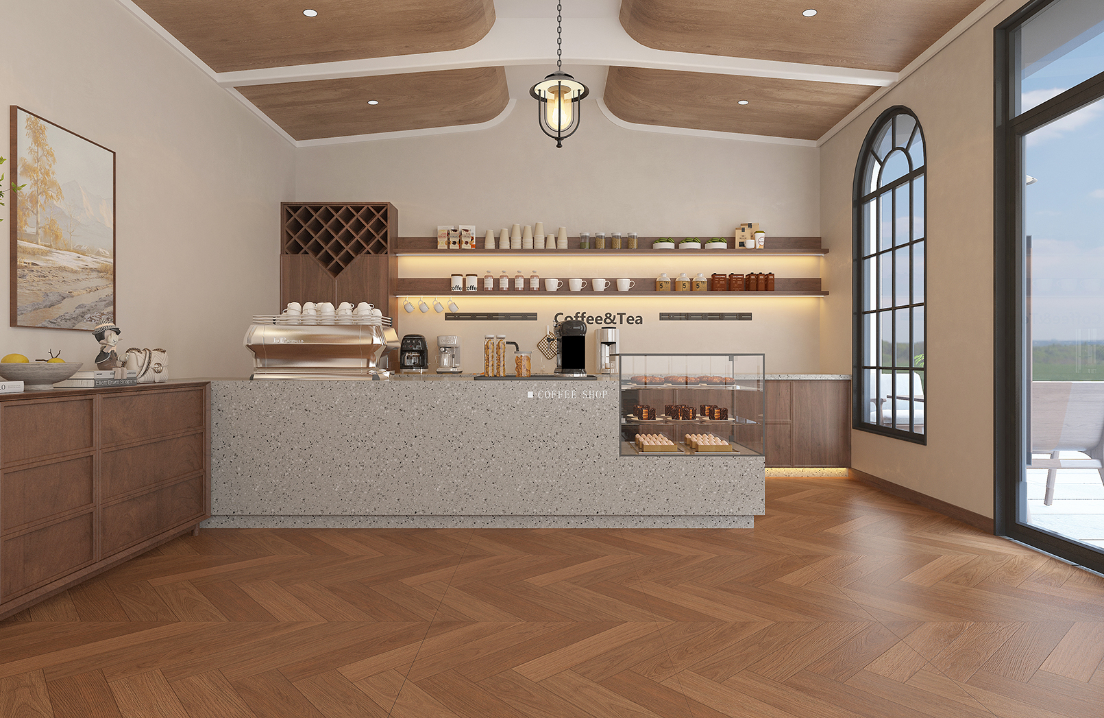 European style，Coffee，Espresso，coffee door head，Cafe Interior Design，Interior design，coffee shop，