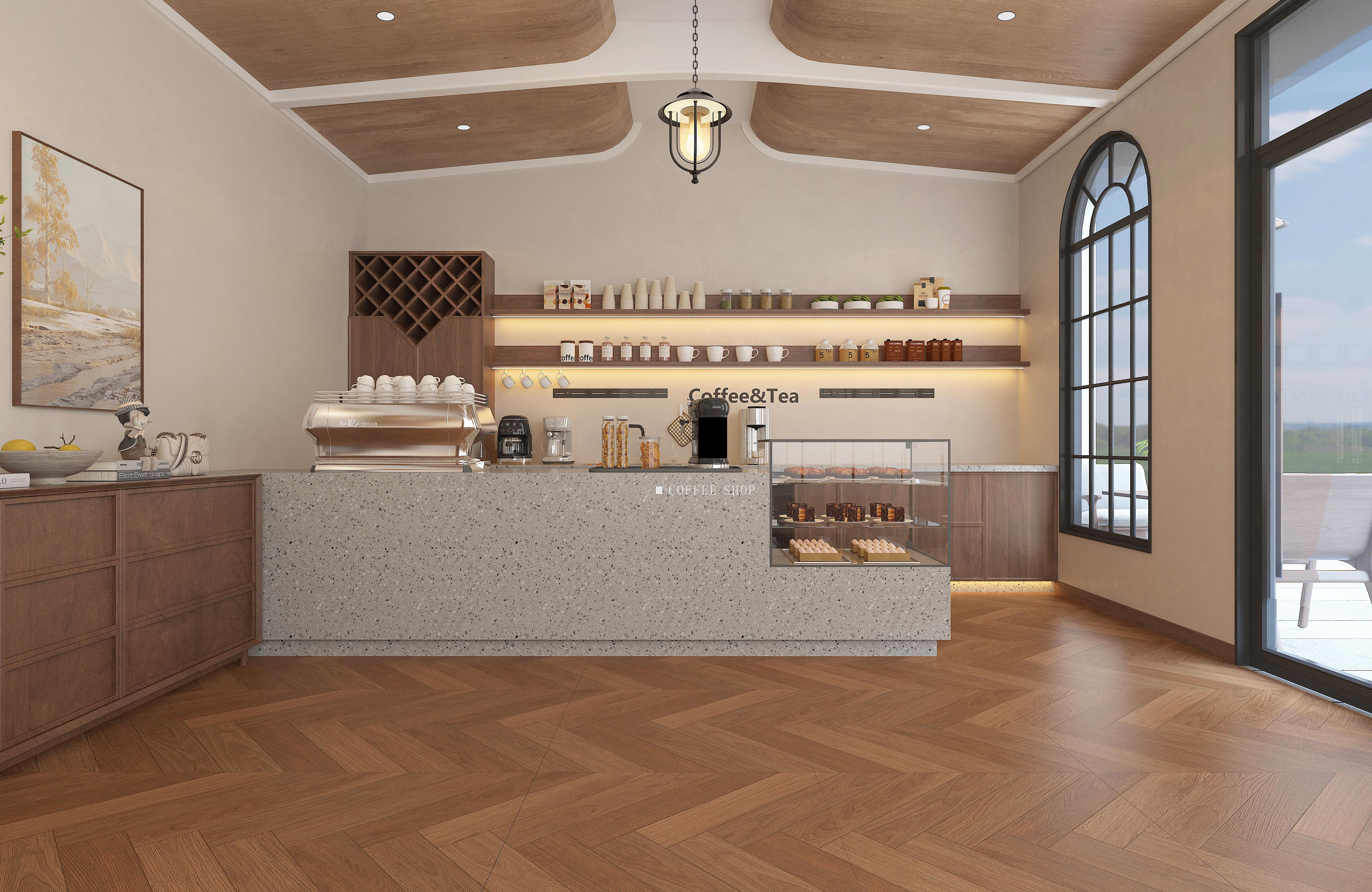 European style，Coffee，Espresso，coffee door head，Cafe Interior Design，Interior design，coffee shop，