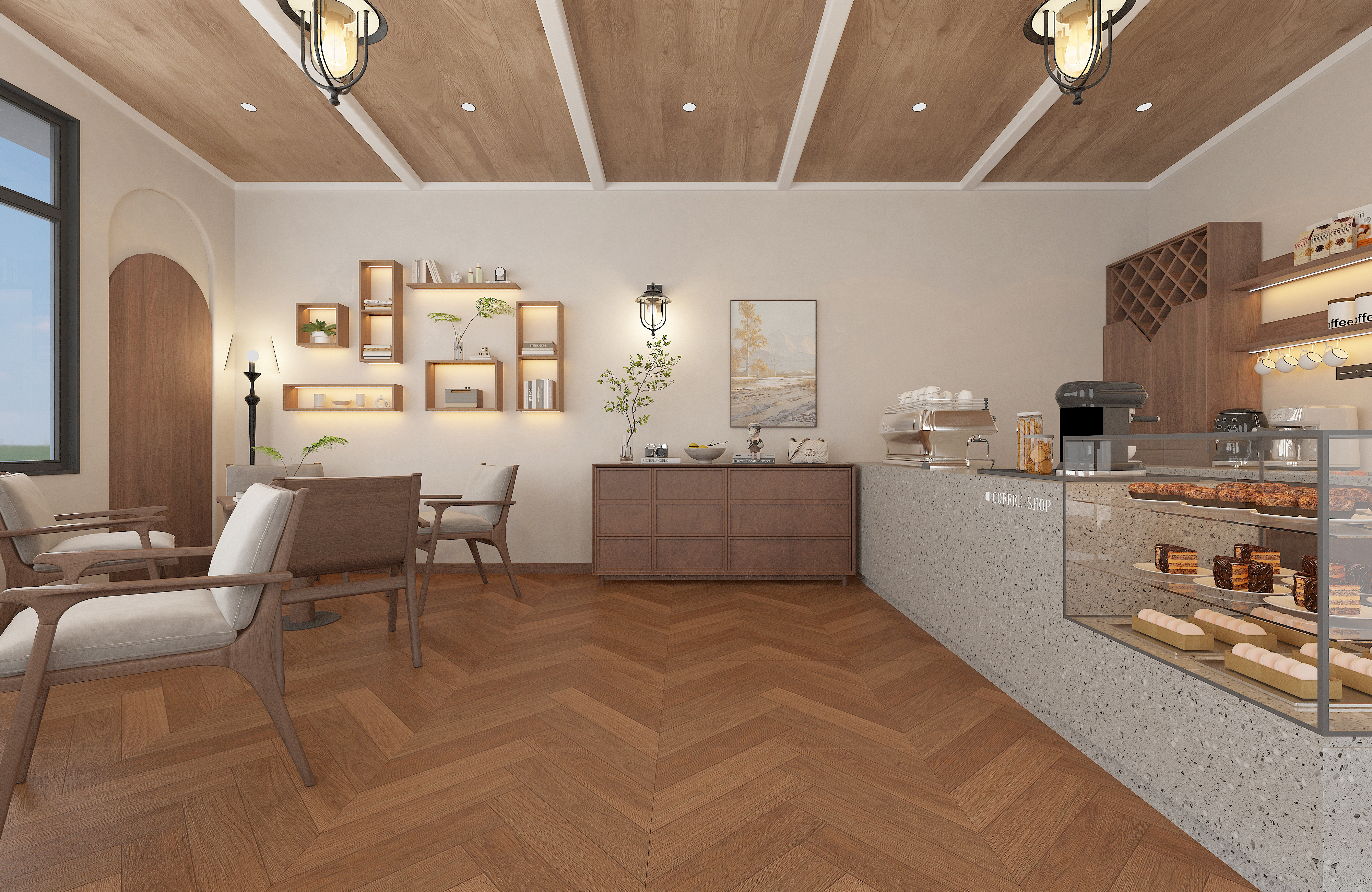 European style，Coffee，Espresso，coffee door head，Cafe Interior Design，Interior design，coffee shop，