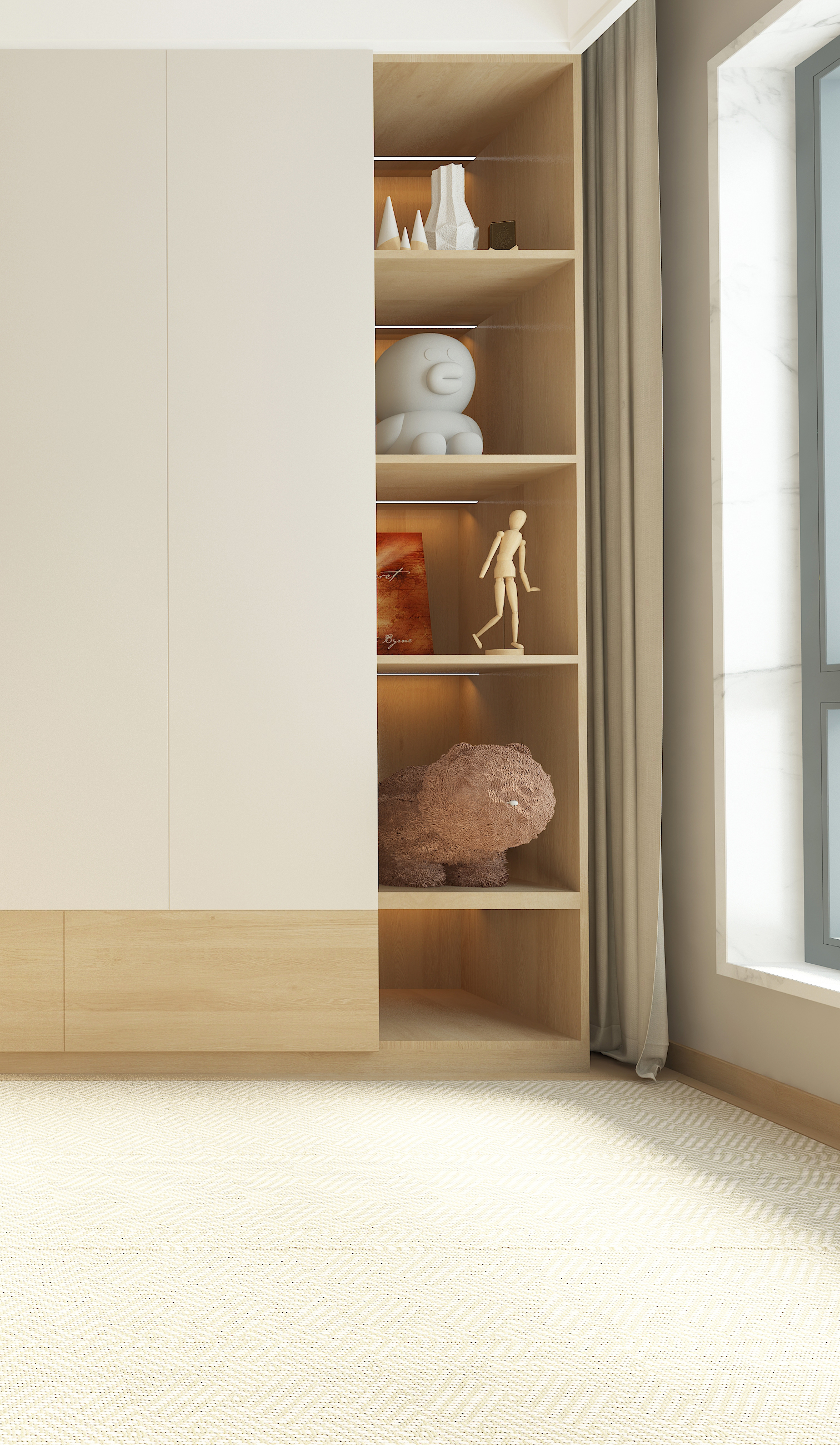 Interior design，Natural wind，Pleasant wind，