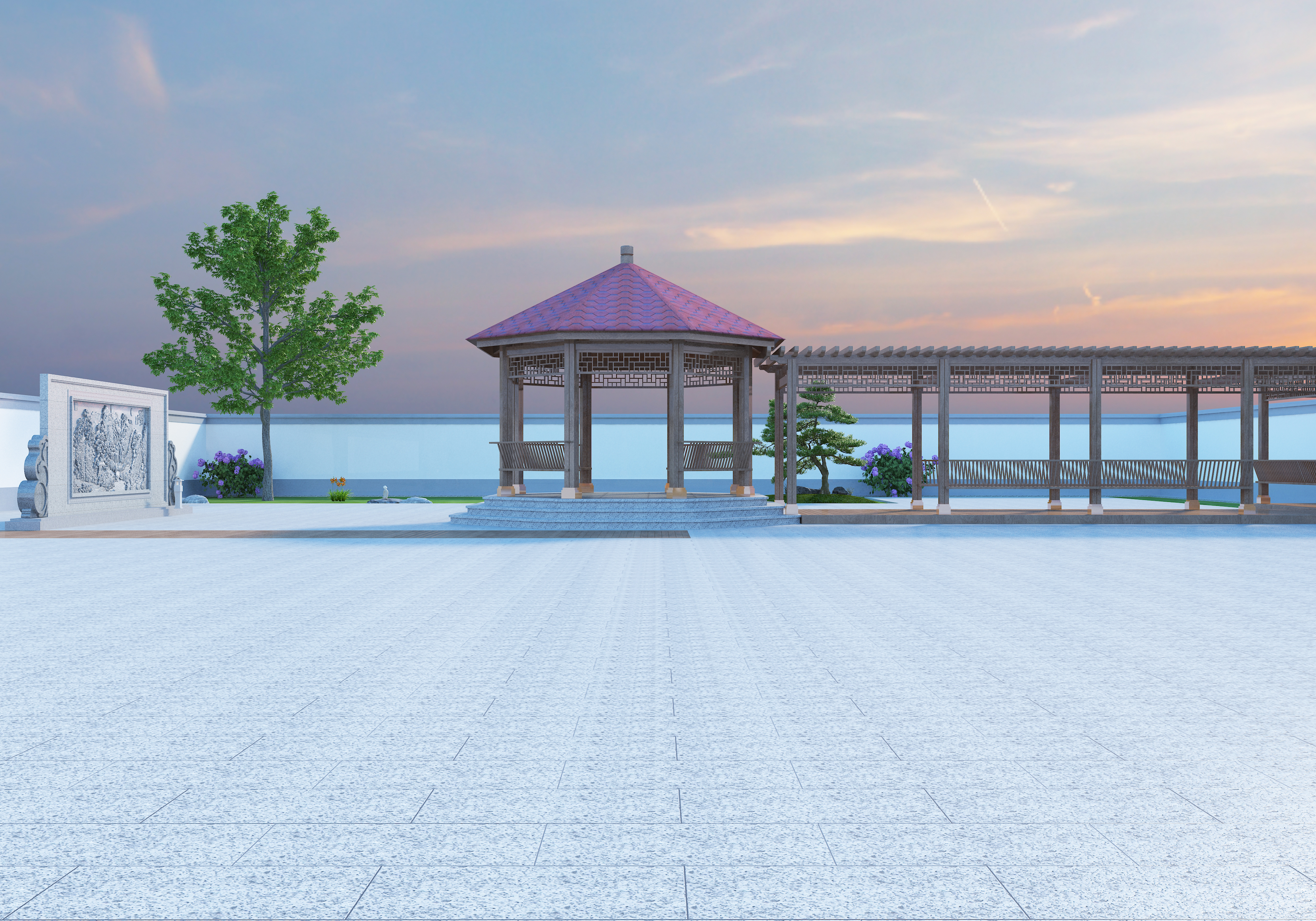 cottage，Gallery，pavilion，wood structure design，garden design ，