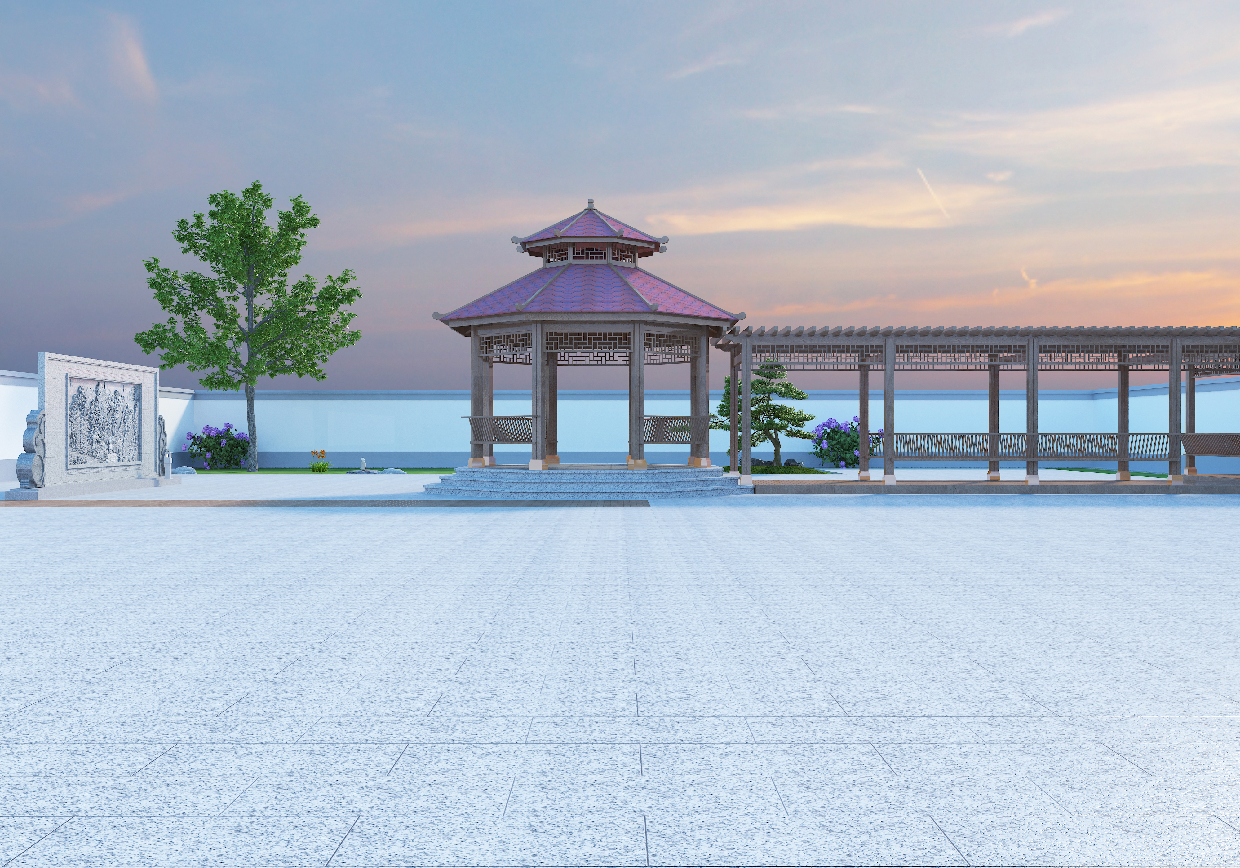 cottage，Gallery，pavilion，wood structure design，garden design ，