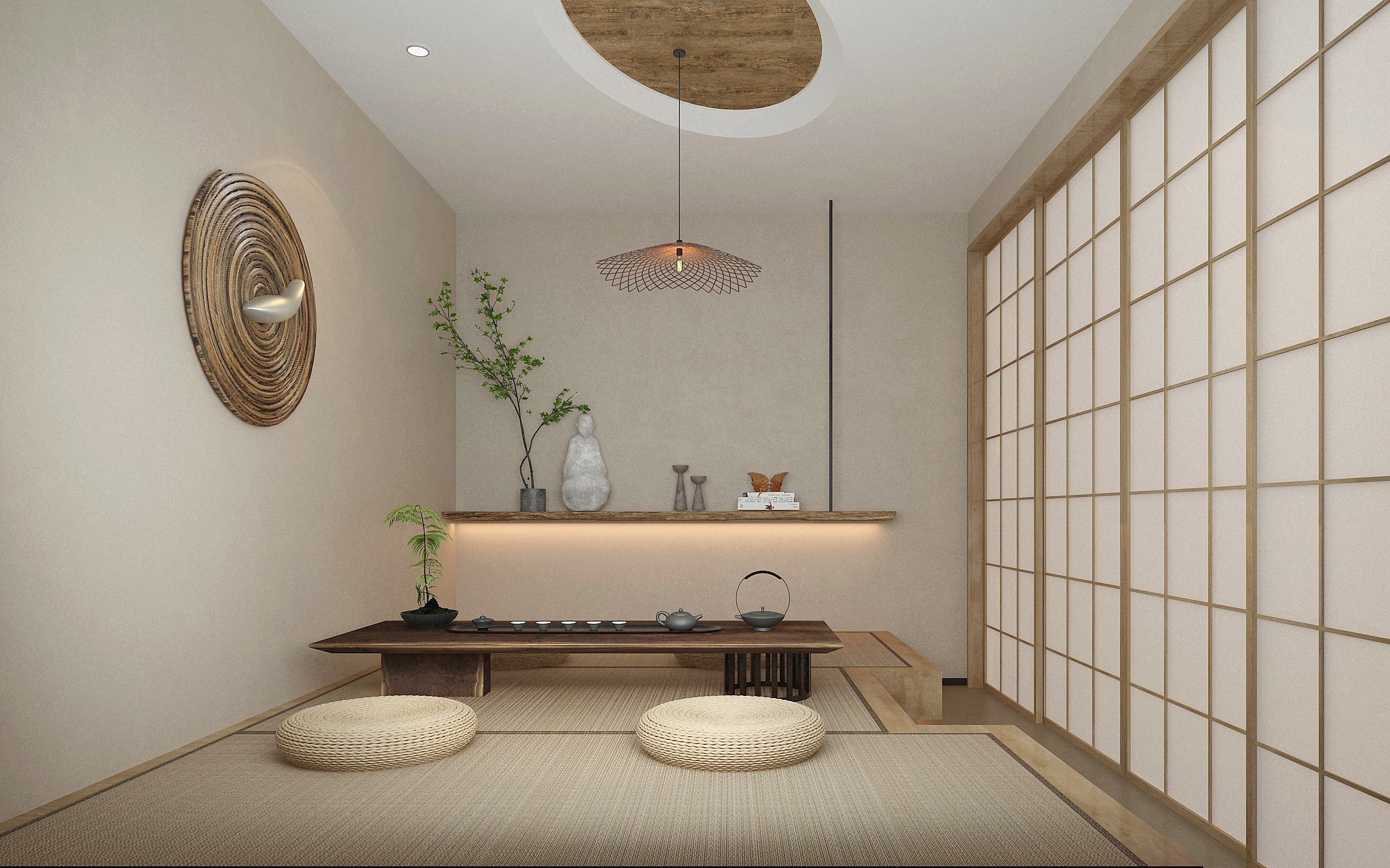 Quiet wind，teahouse，Chinese tea house，Interior design，