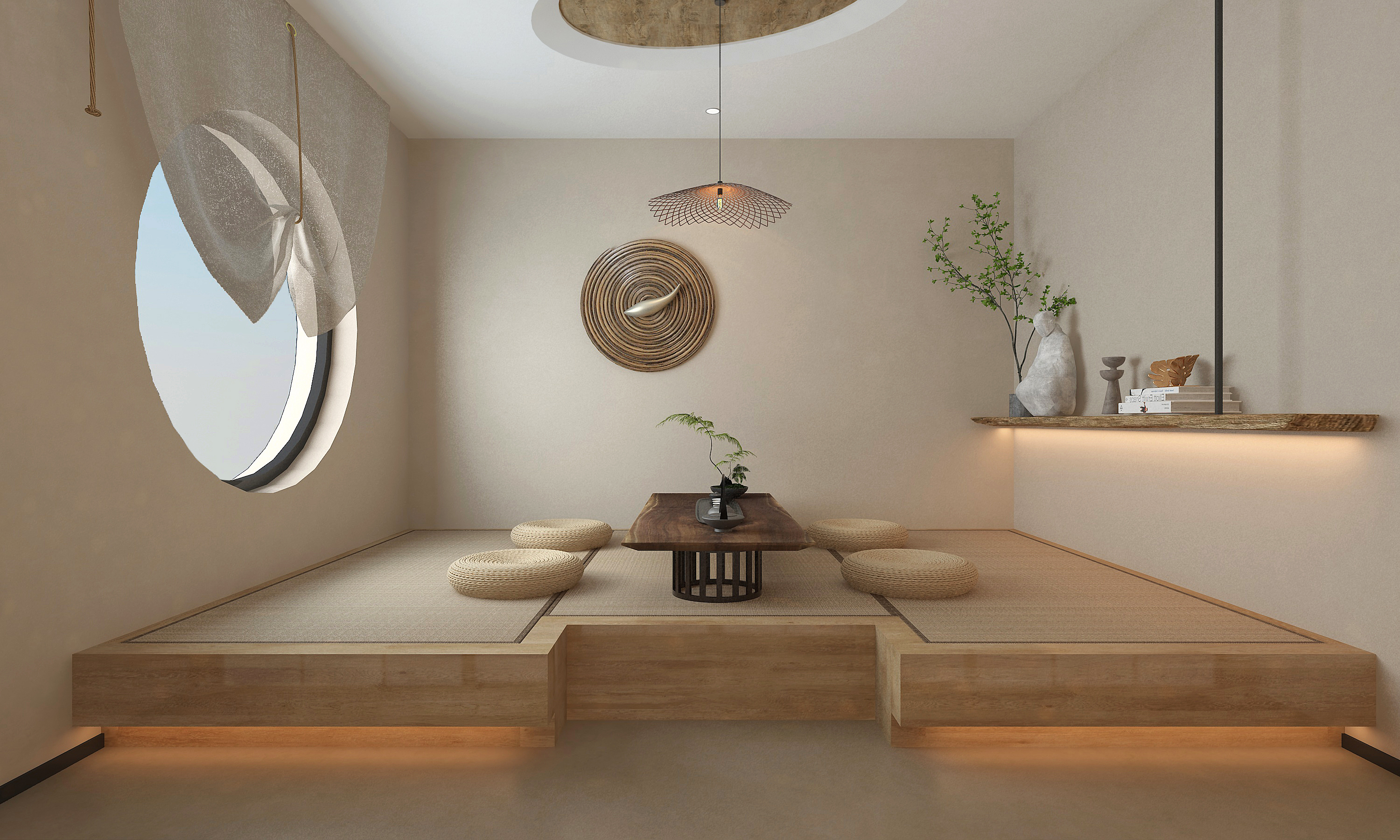 Quiet wind，teahouse，Chinese tea house，Interior design，