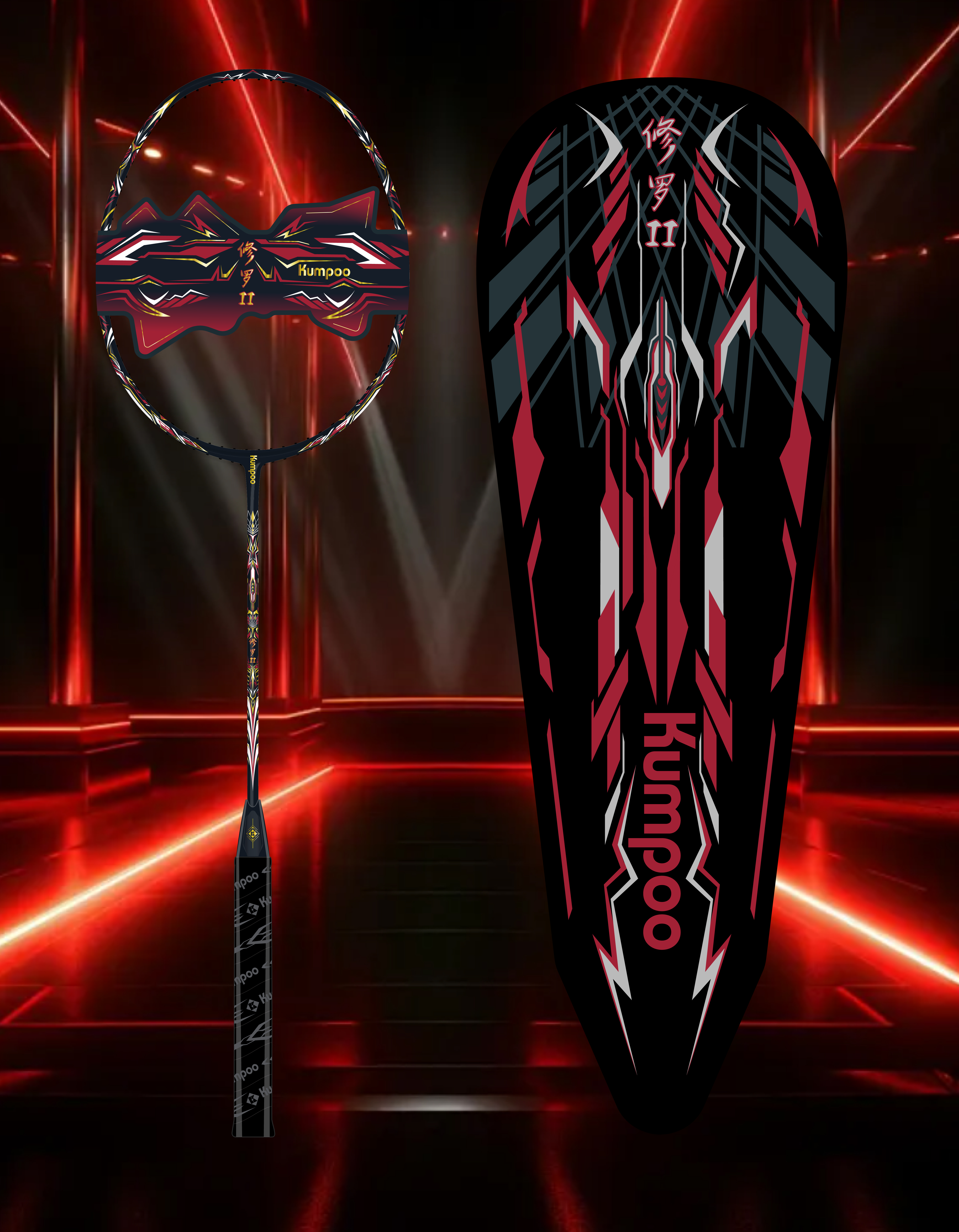 High-end flagship racket design，The first of the four high-end lavender style, the second generation of shura, the aesthetics of lavender style violence，