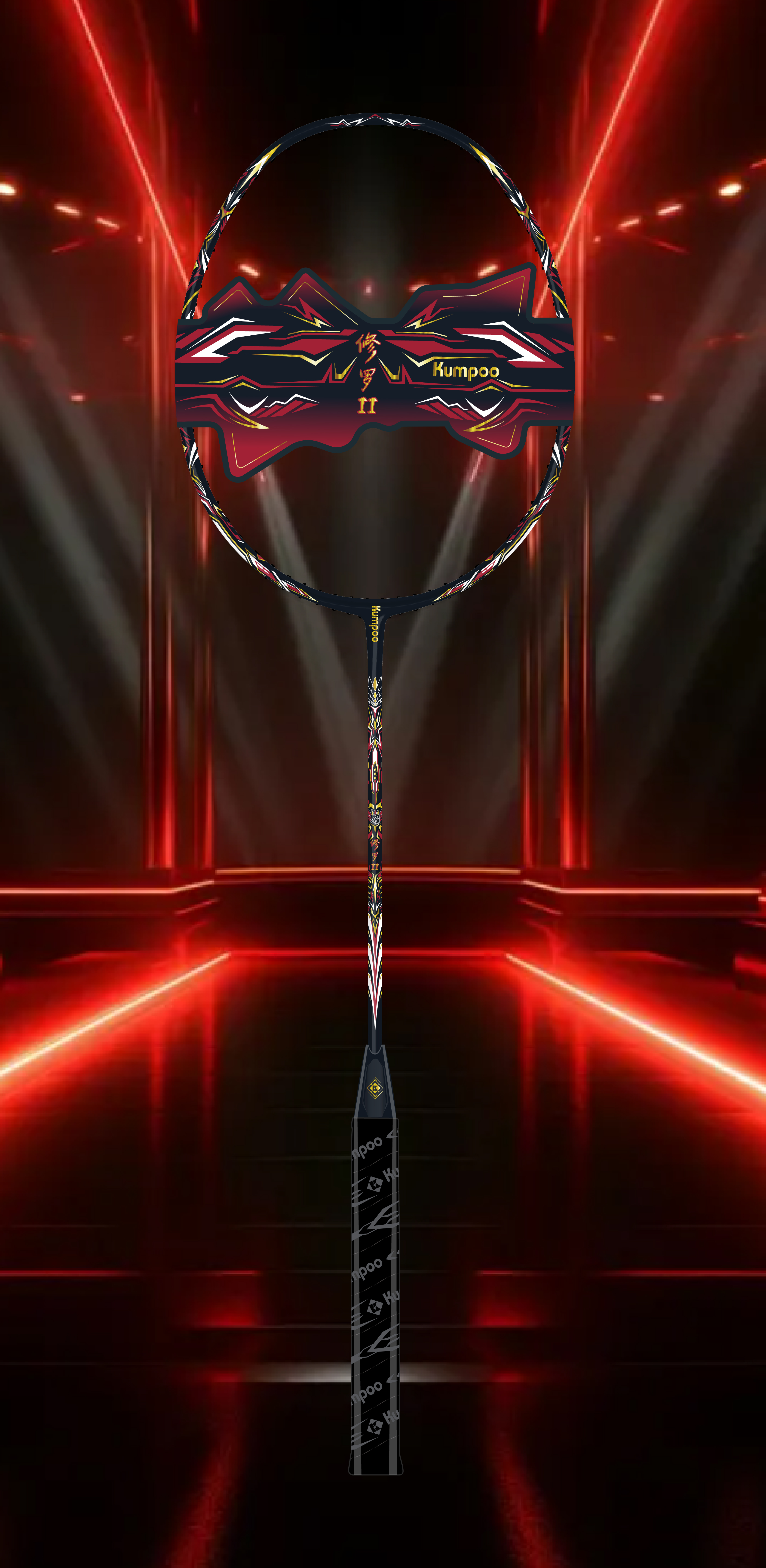 High-end flagship racket design，The first of the four high-end lavender style, the second generation of shura, the aesthetics of lavender style violence，