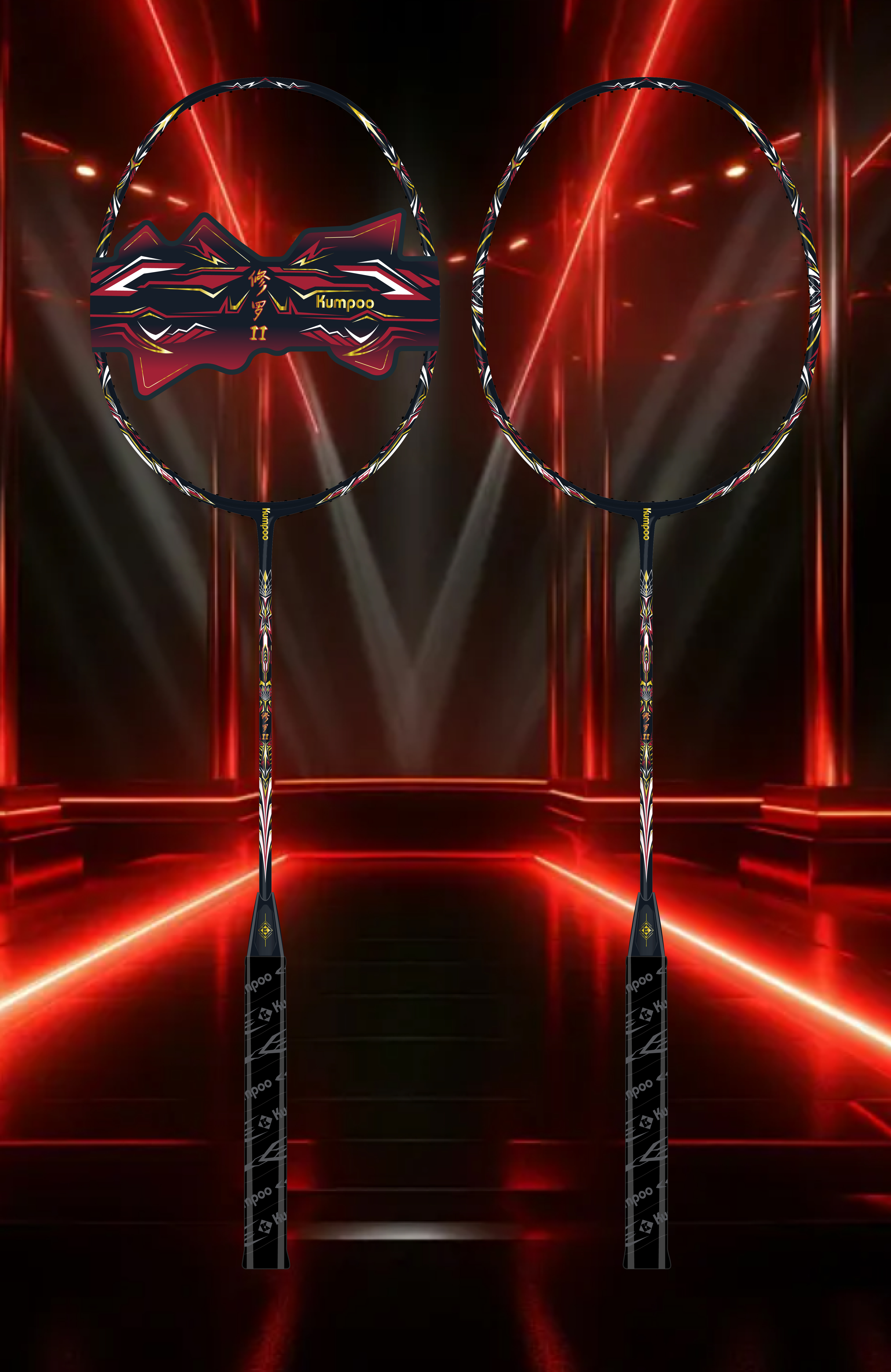 High-end flagship racket design，The first of the four high-end lavender style, the second generation of shura, the aesthetics of lavender style violence，