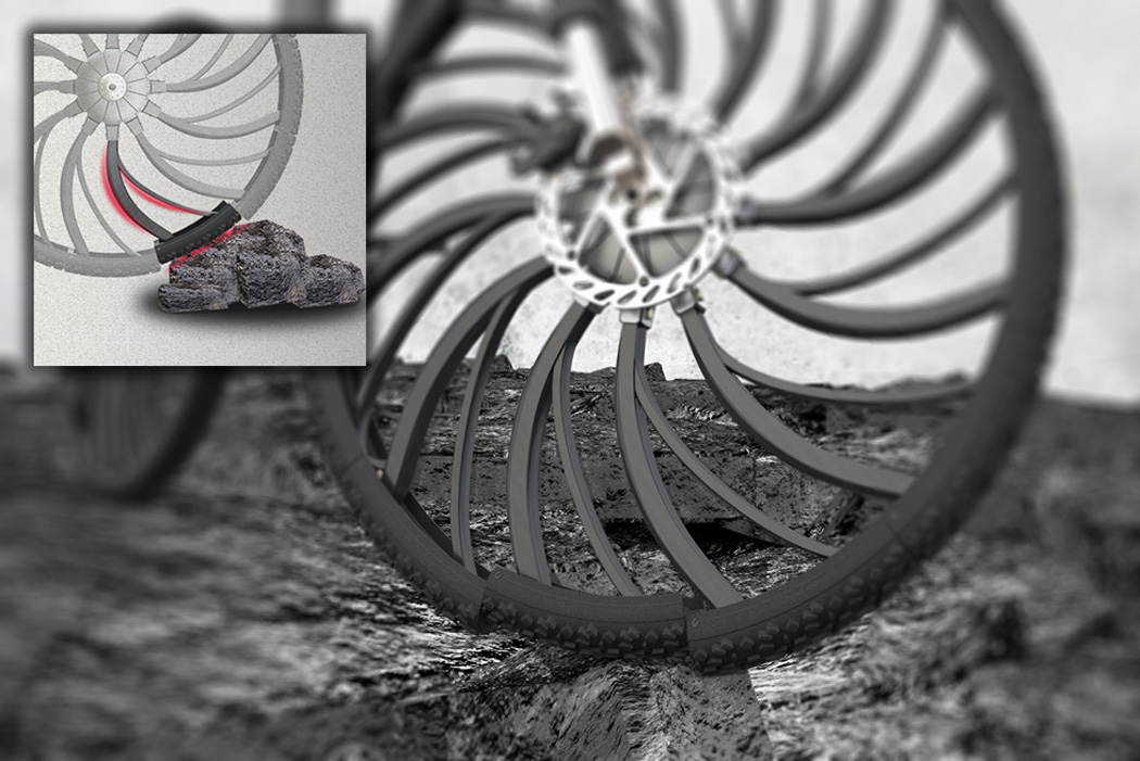 Bicycle，tyre，shock absorption，