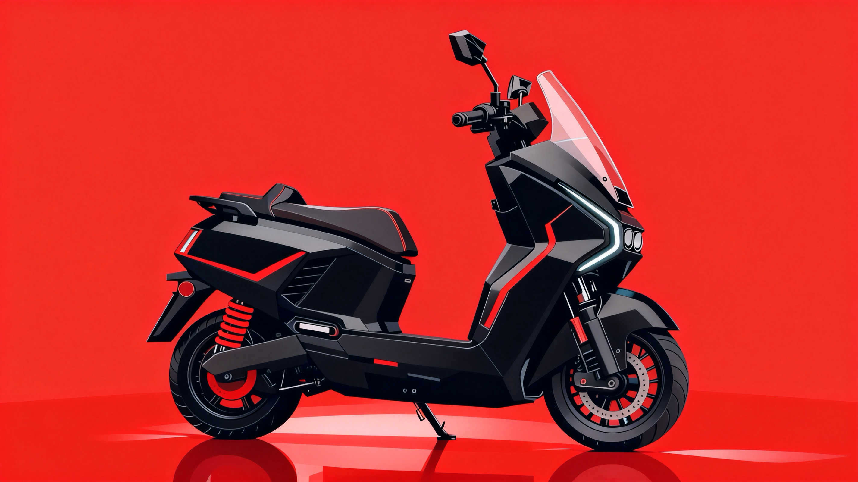 Electric motorcycle design，