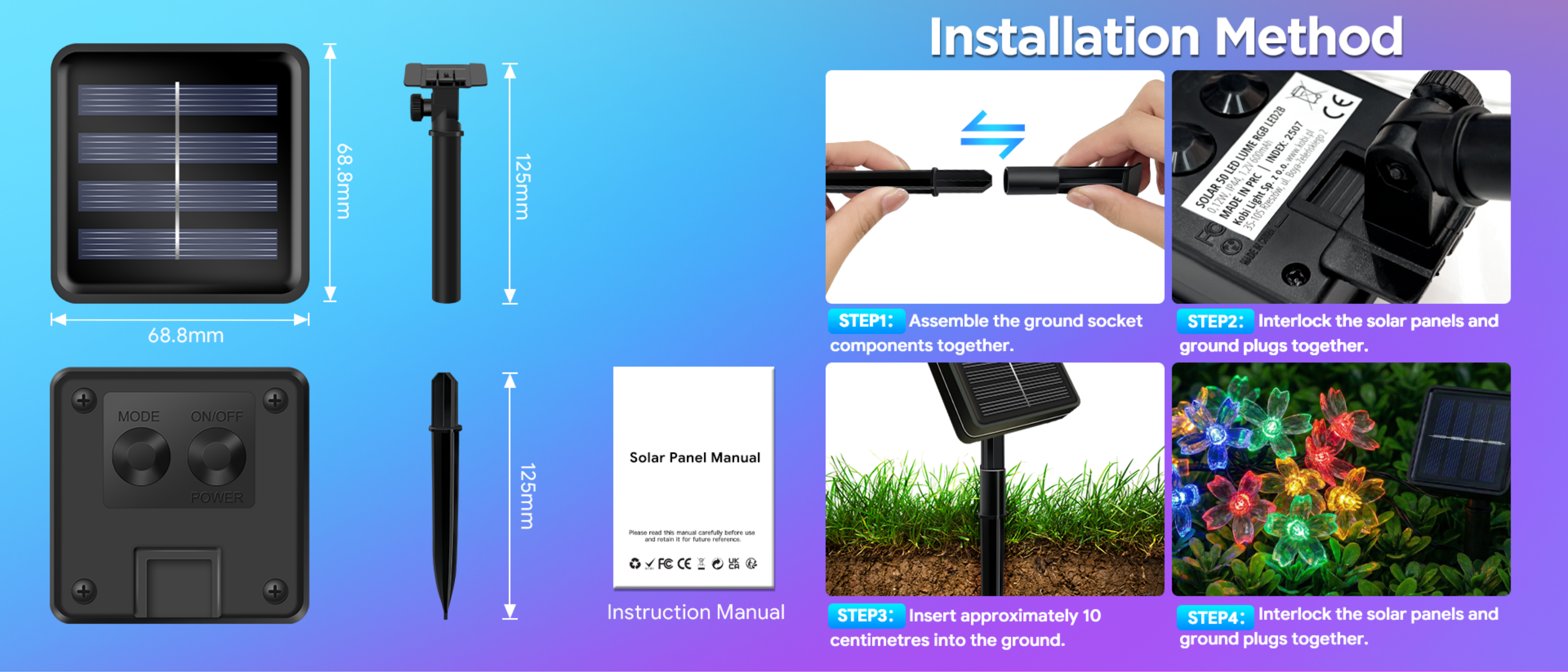 Solar-powered colorful string lights，solar light string，Festival light string，