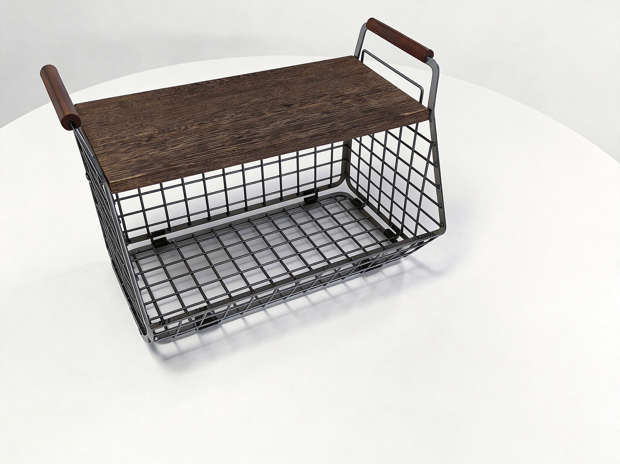 Fruit basket, iron basket, fruit rack, home storage, storage，