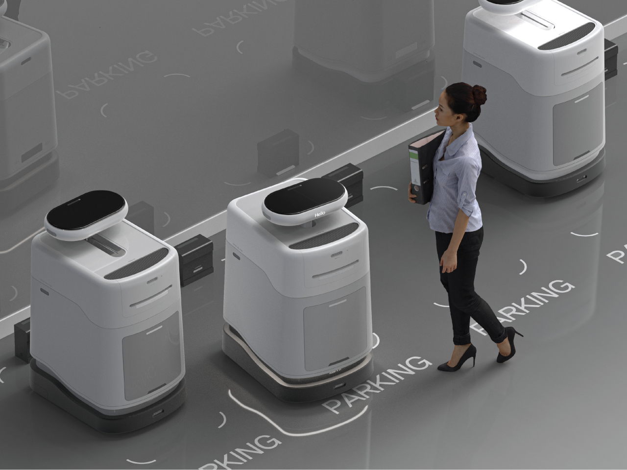 NUBO，Intelligent office robot，conceptual design，Digital，
