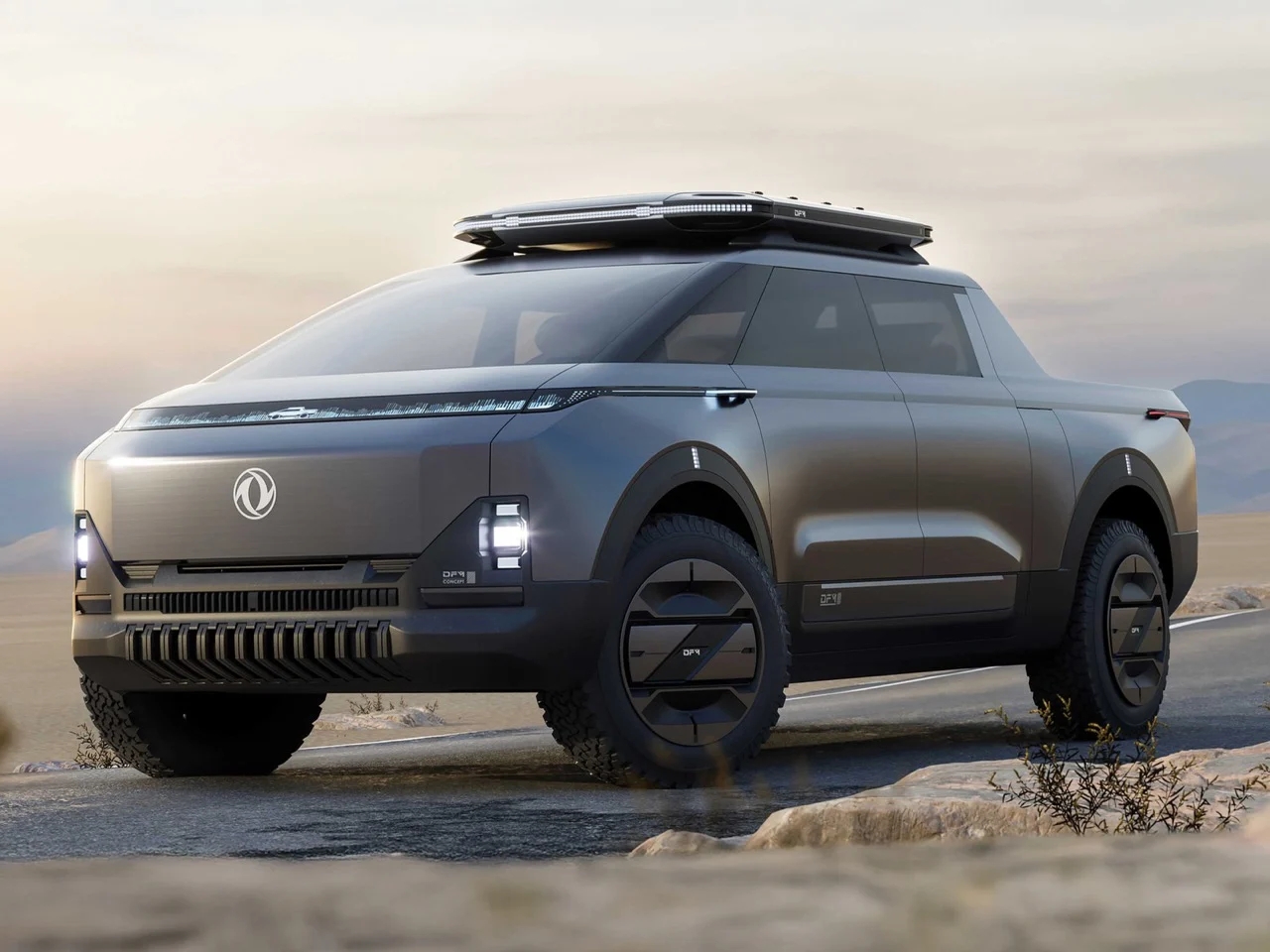 Dongfeng E-Truck，Electric pickup，conceptual design，vehicle，