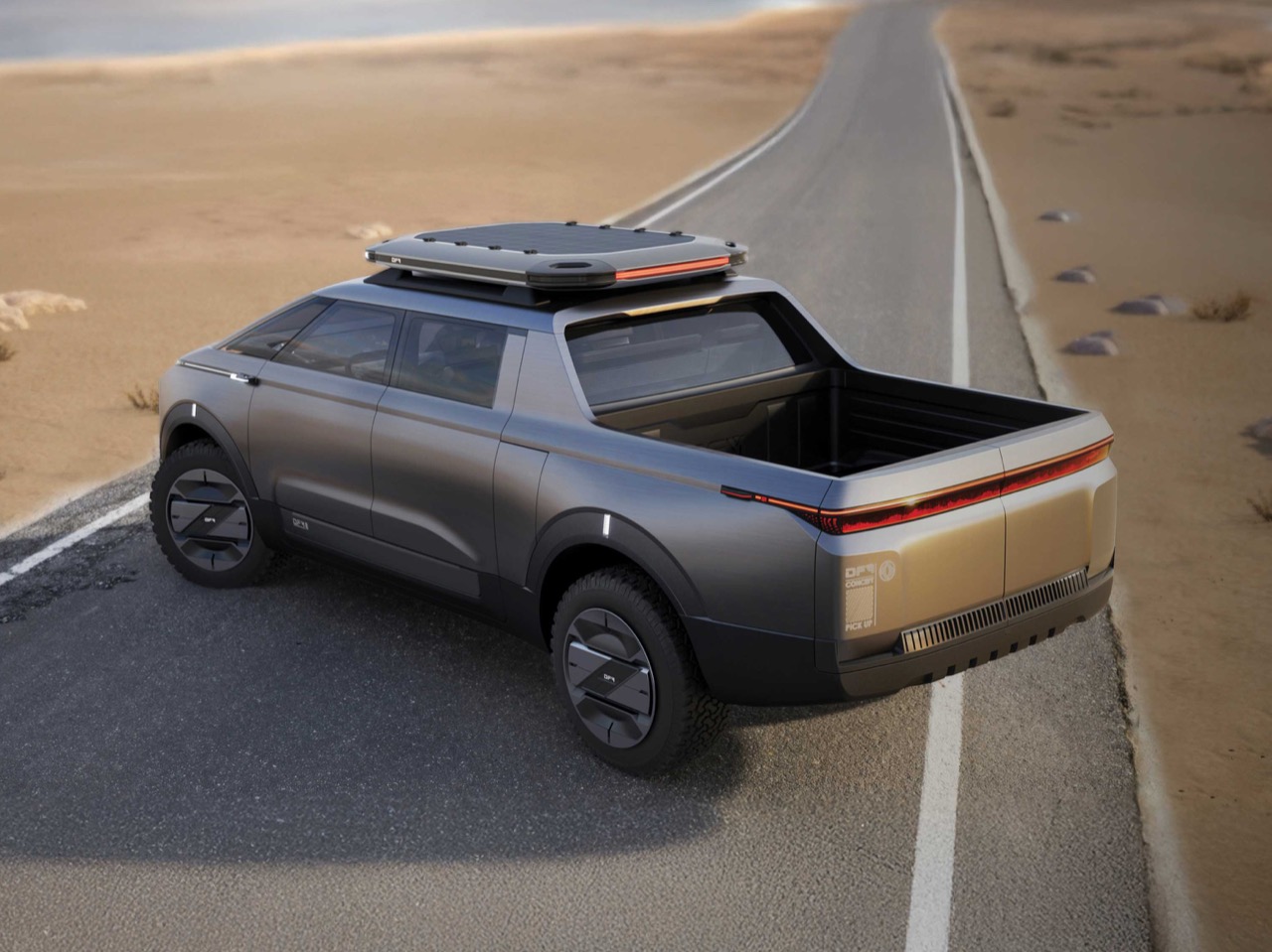 Dongfeng E-Truck，Electric pickup，conceptual design，vehicle，