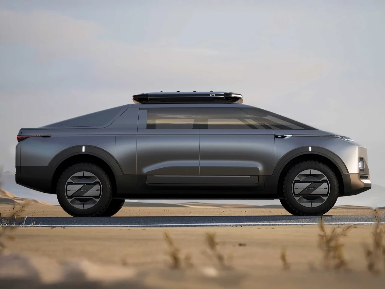 Dongfeng E-Truck，Electric pickup，conceptual design，vehicle，