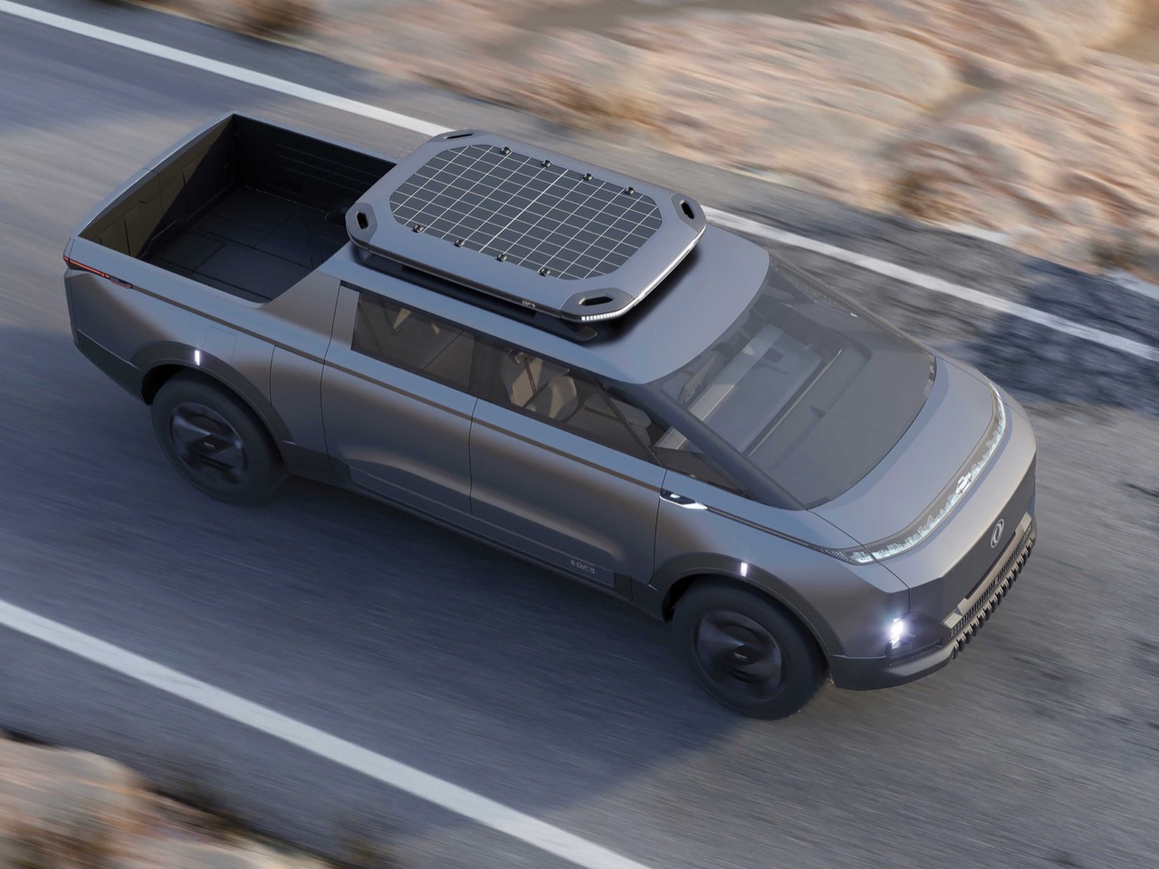 Dongfeng E-Truck，Electric pickup，conceptual design，vehicle，