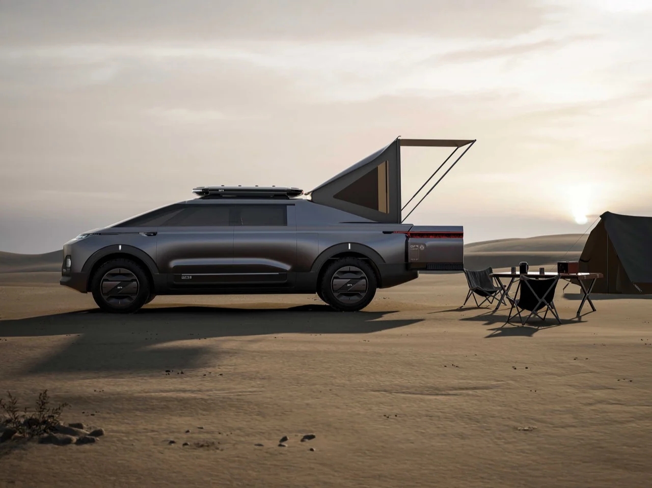 Dongfeng E-Truck，Electric pickup，conceptual design，vehicle，