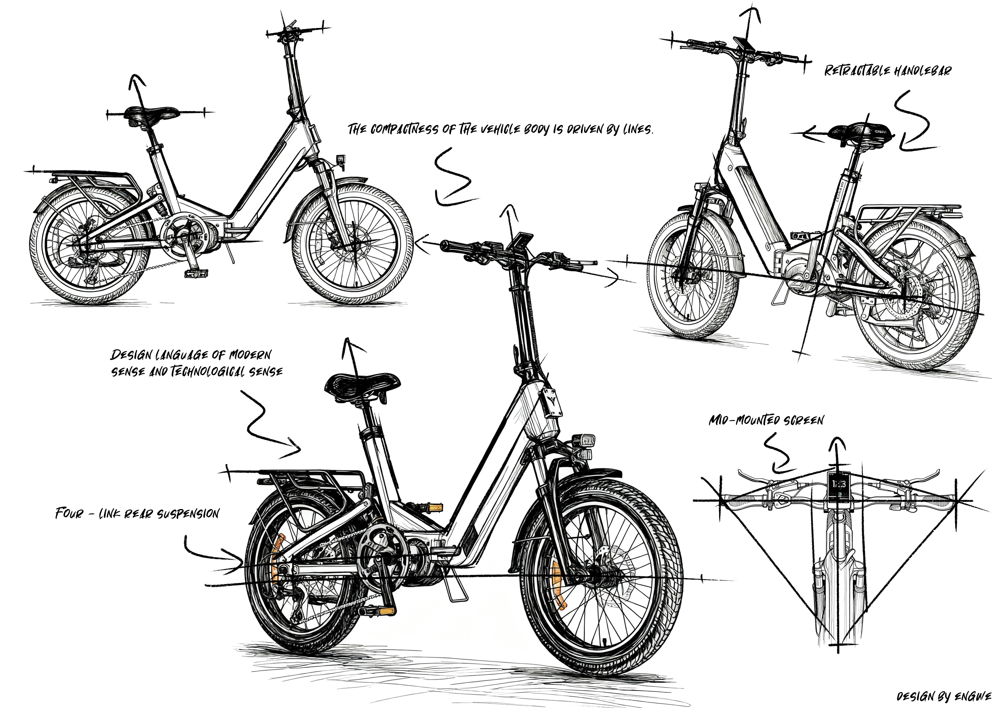Electric power assisted bicycle，e-bike，