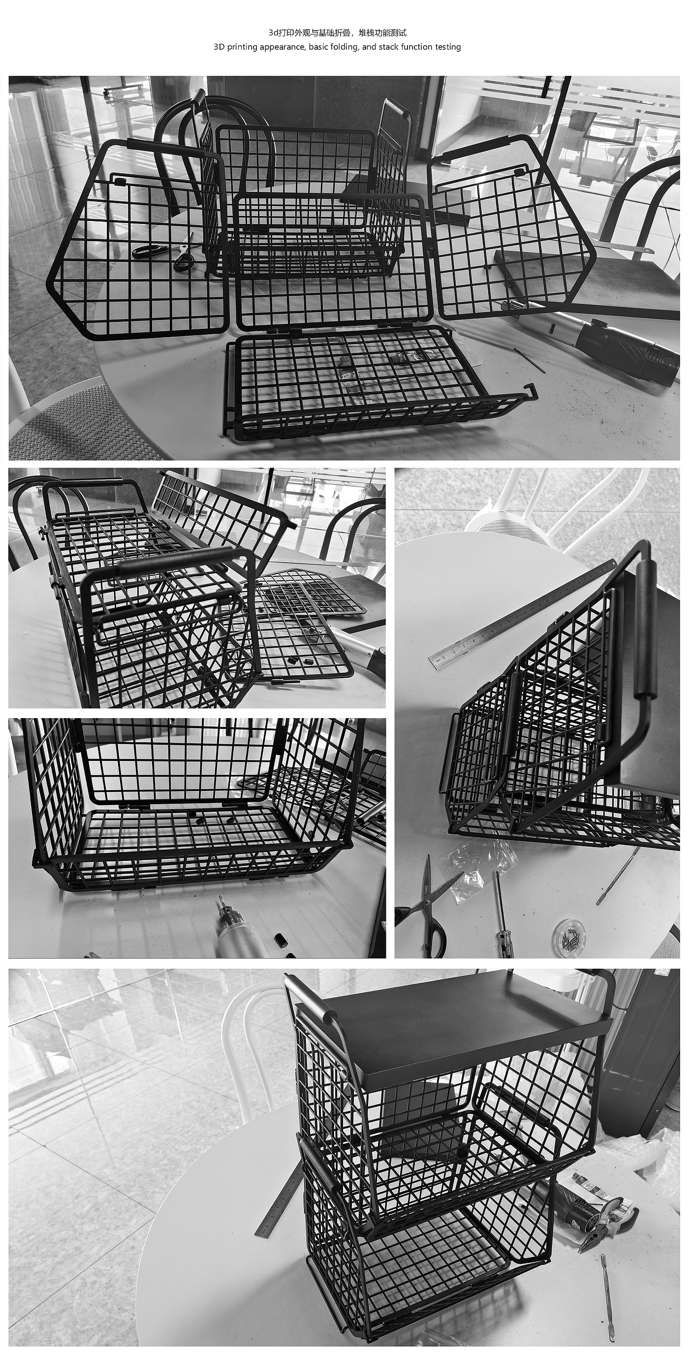 Fruit basket, iron basket, fruit rack, home storage, storage，