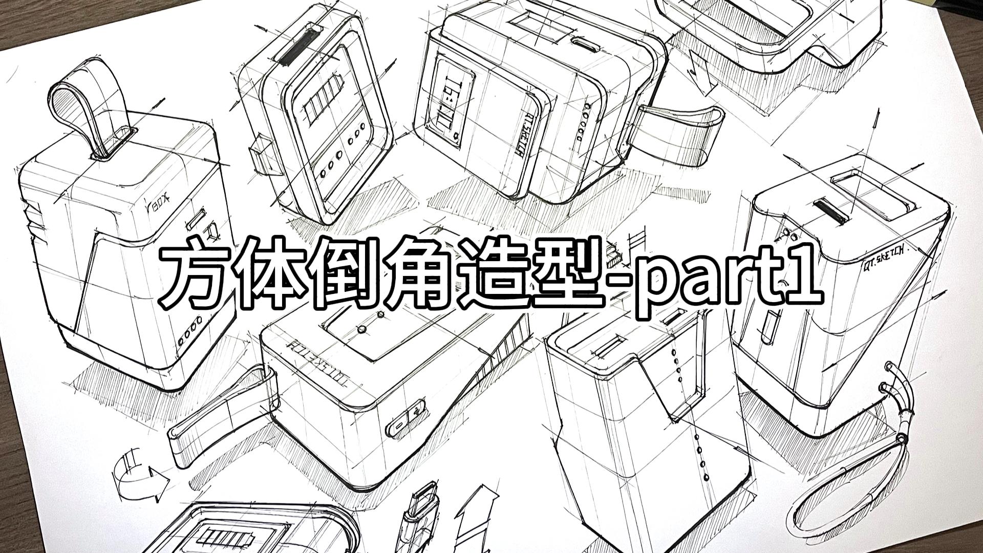 Hand-painted, line draft, needle pen hand-painted，