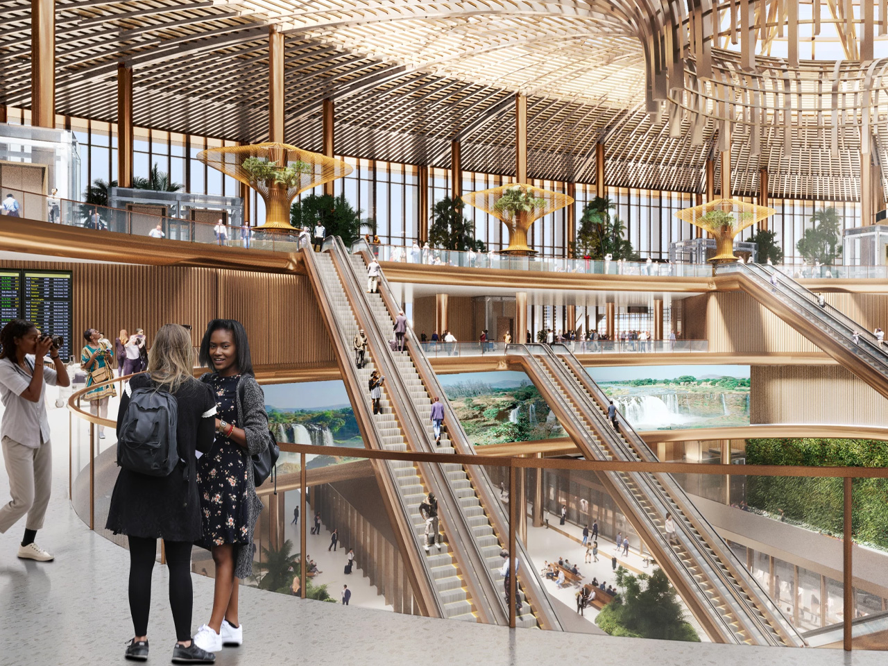 airport，Architecture，environmental design，Bishoftu，