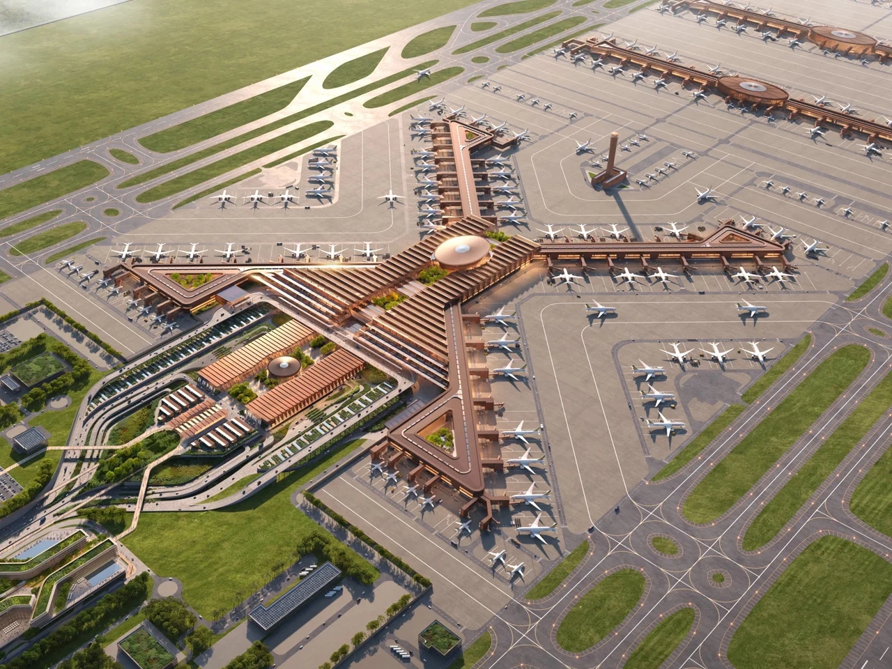airport，Architecture，environmental design，Bishoftu，