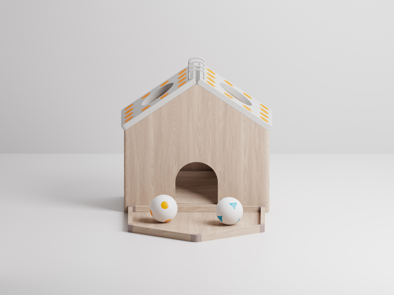 Cooperative House，Collaboration wooden house toys，Entertainment Tools，originality，