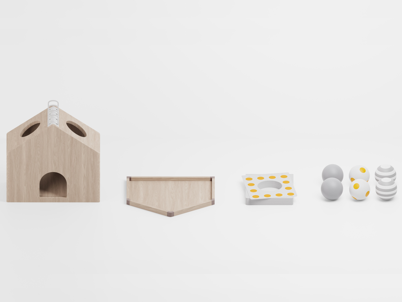 Cooperative House，Collaboration wooden house toys，Entertainment Tools，originality，