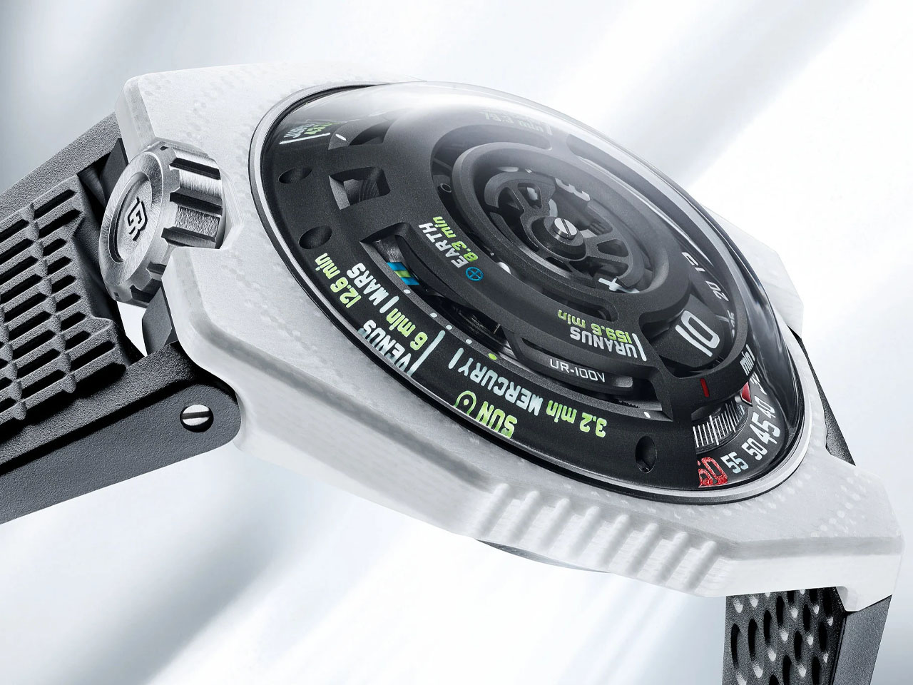 UR‑100V，LightSpeed Ceramic，Wristwatch，Fashion products，