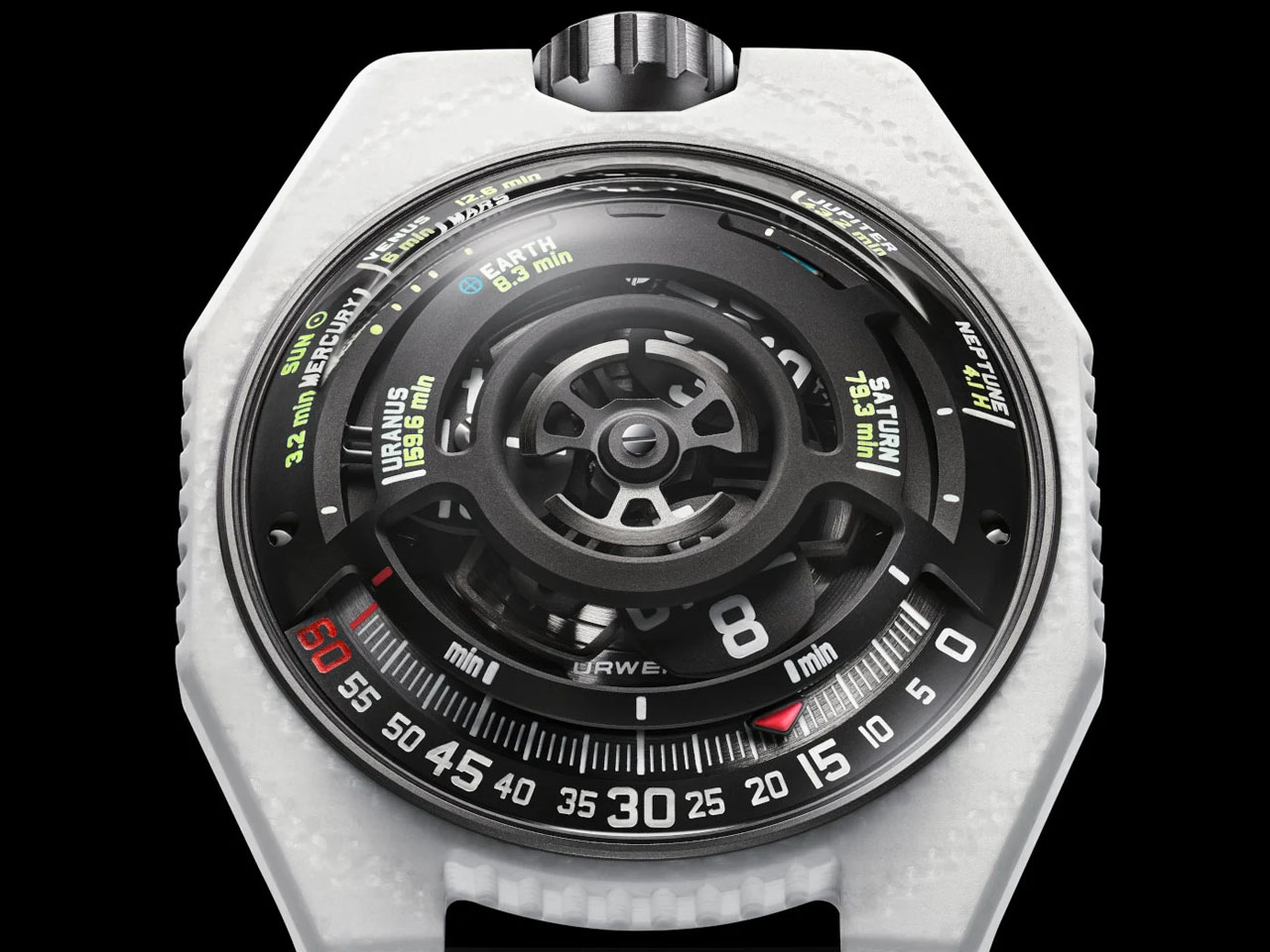 UR‑100V，LightSpeed Ceramic，Wristwatch，Fashion products，
