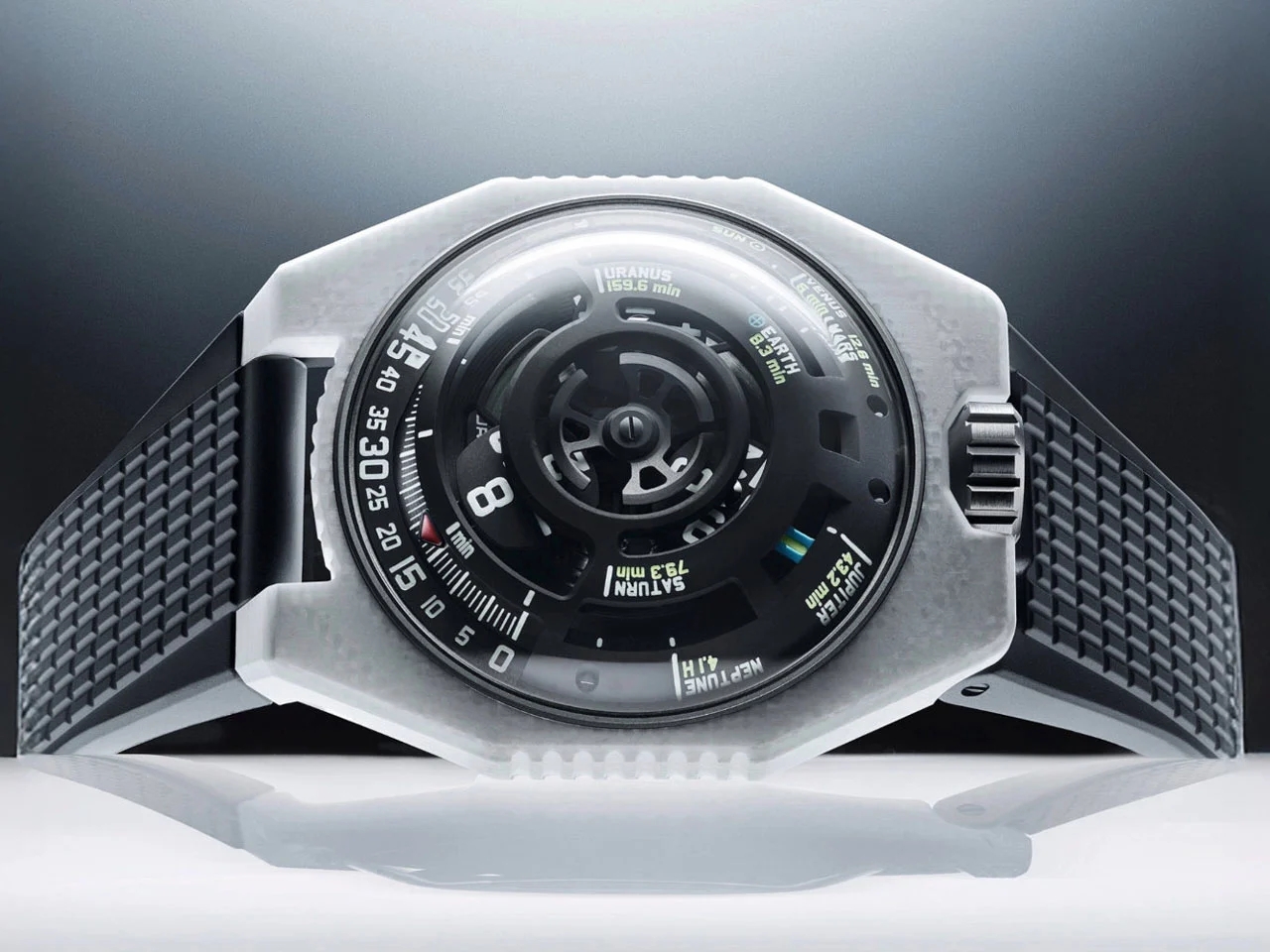 UR‑100V，LightSpeed Ceramic，Wristwatch，Fashion products，