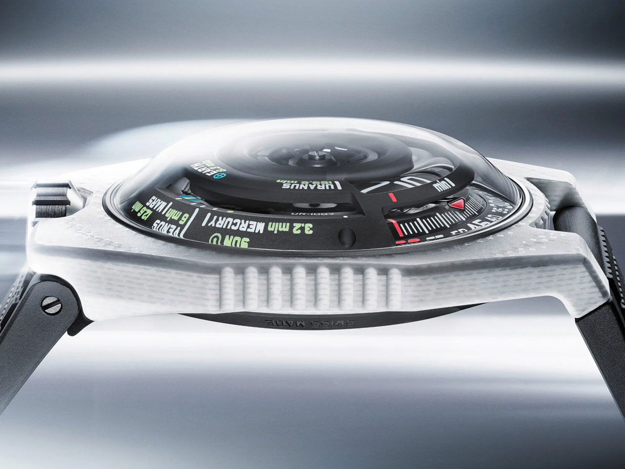 UR‑100V，LightSpeed Ceramic，Wristwatch，Fashion products，