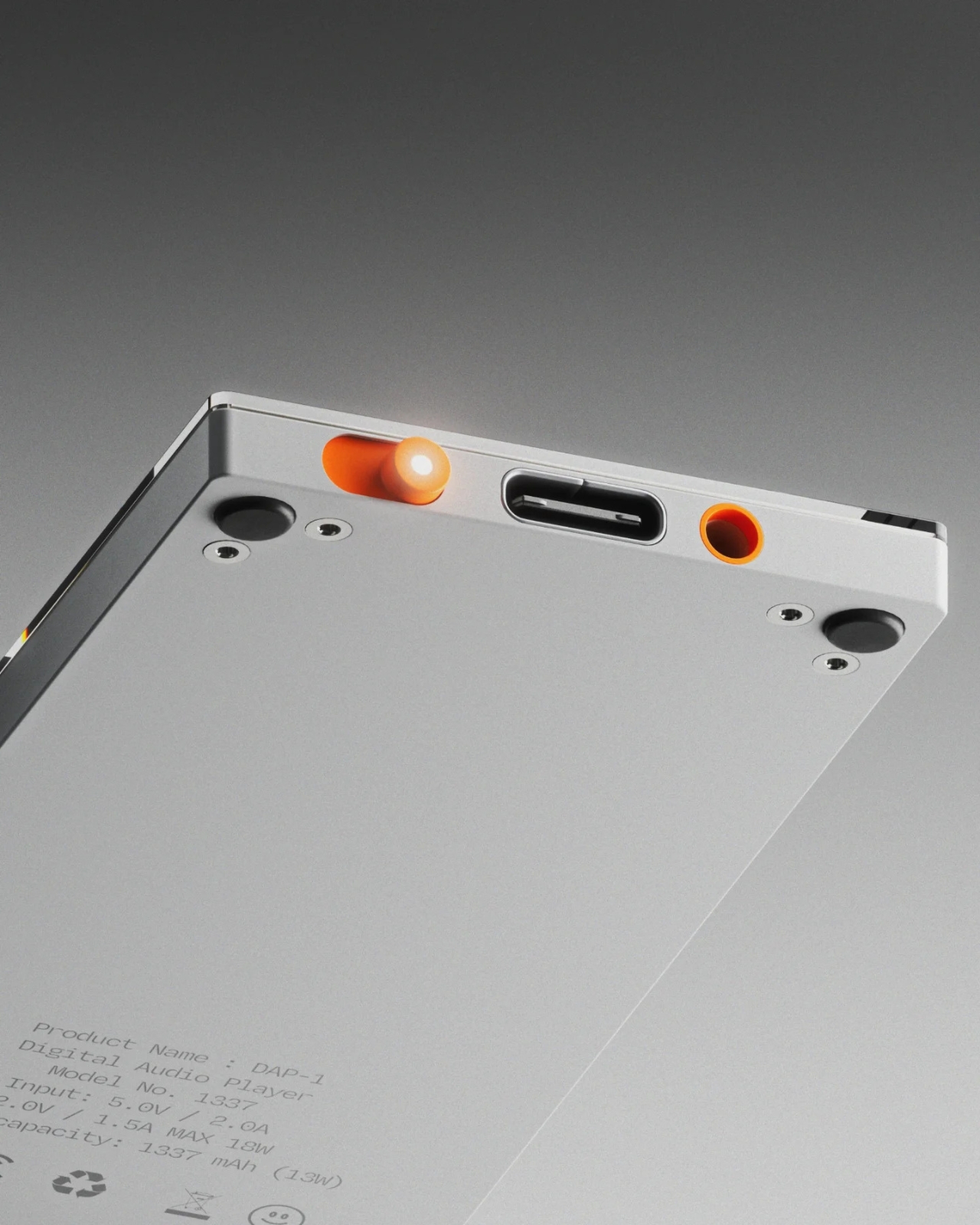 DAP‑1，music player ，conceptual design，Digital，