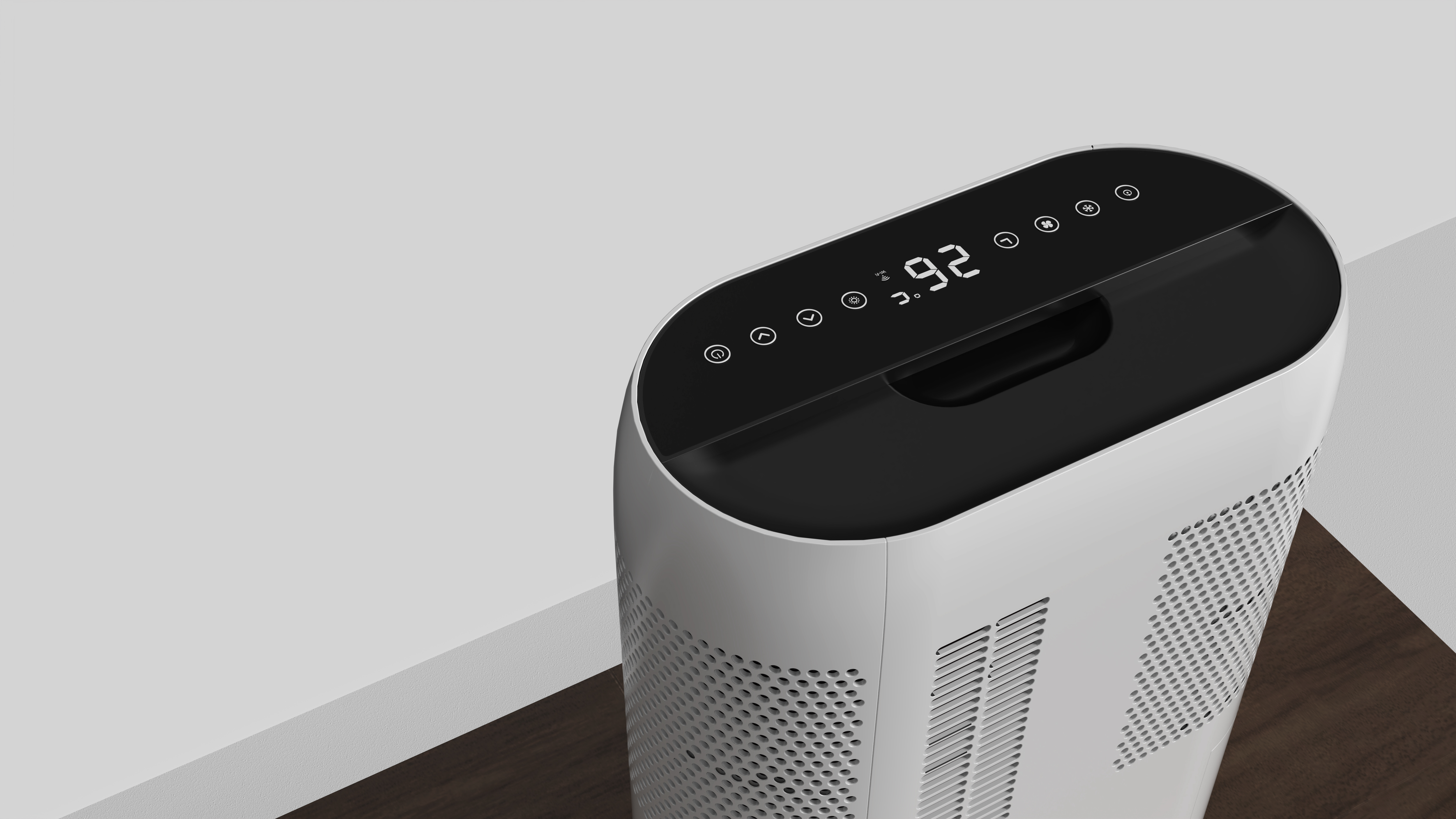 Mobile air conditioner，Japanese and Korean market，simple style ，industrial design，Design services，