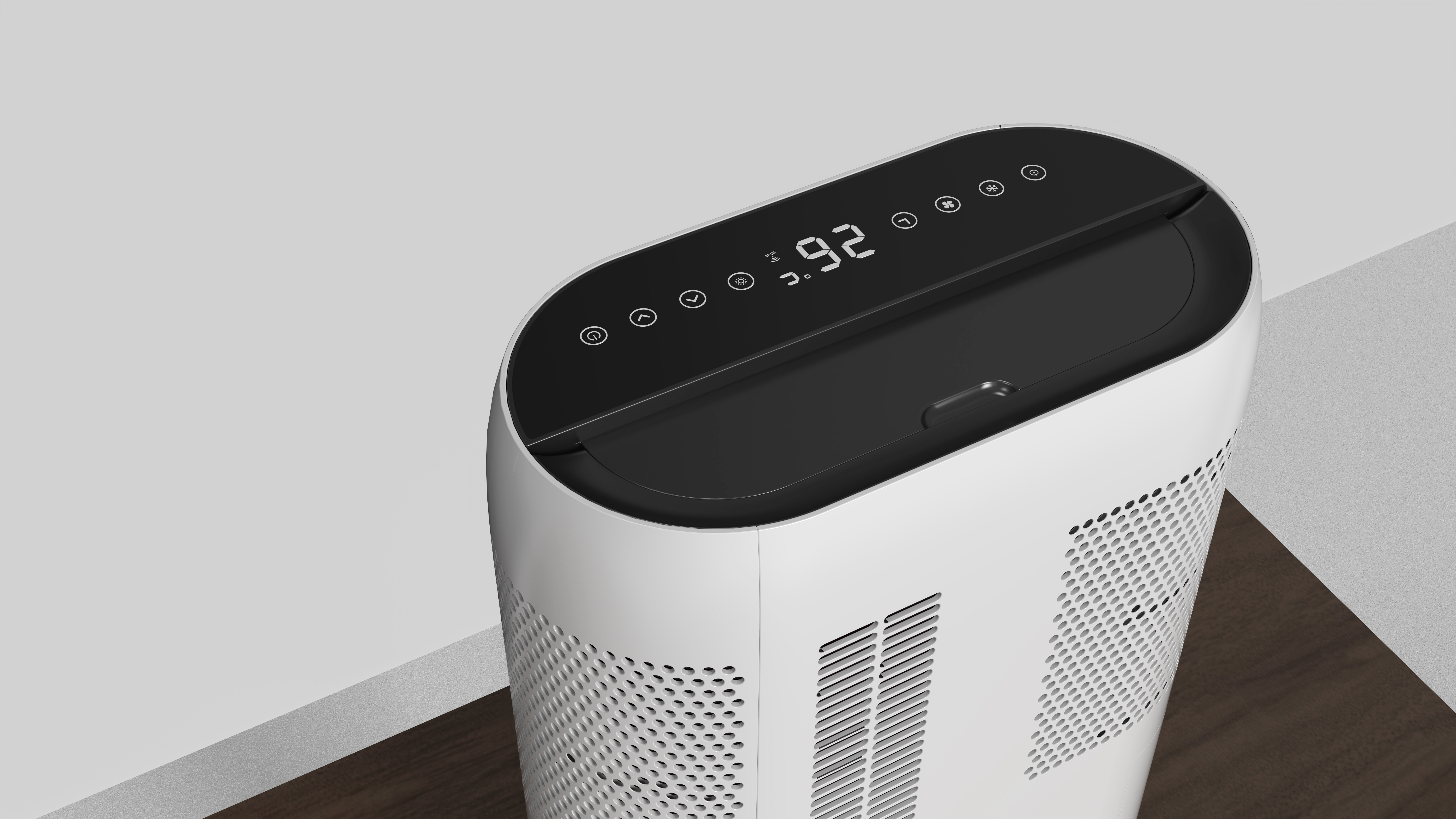 Mobile air conditioner，Japanese and Korean market，simple style ，industrial design，Design services，