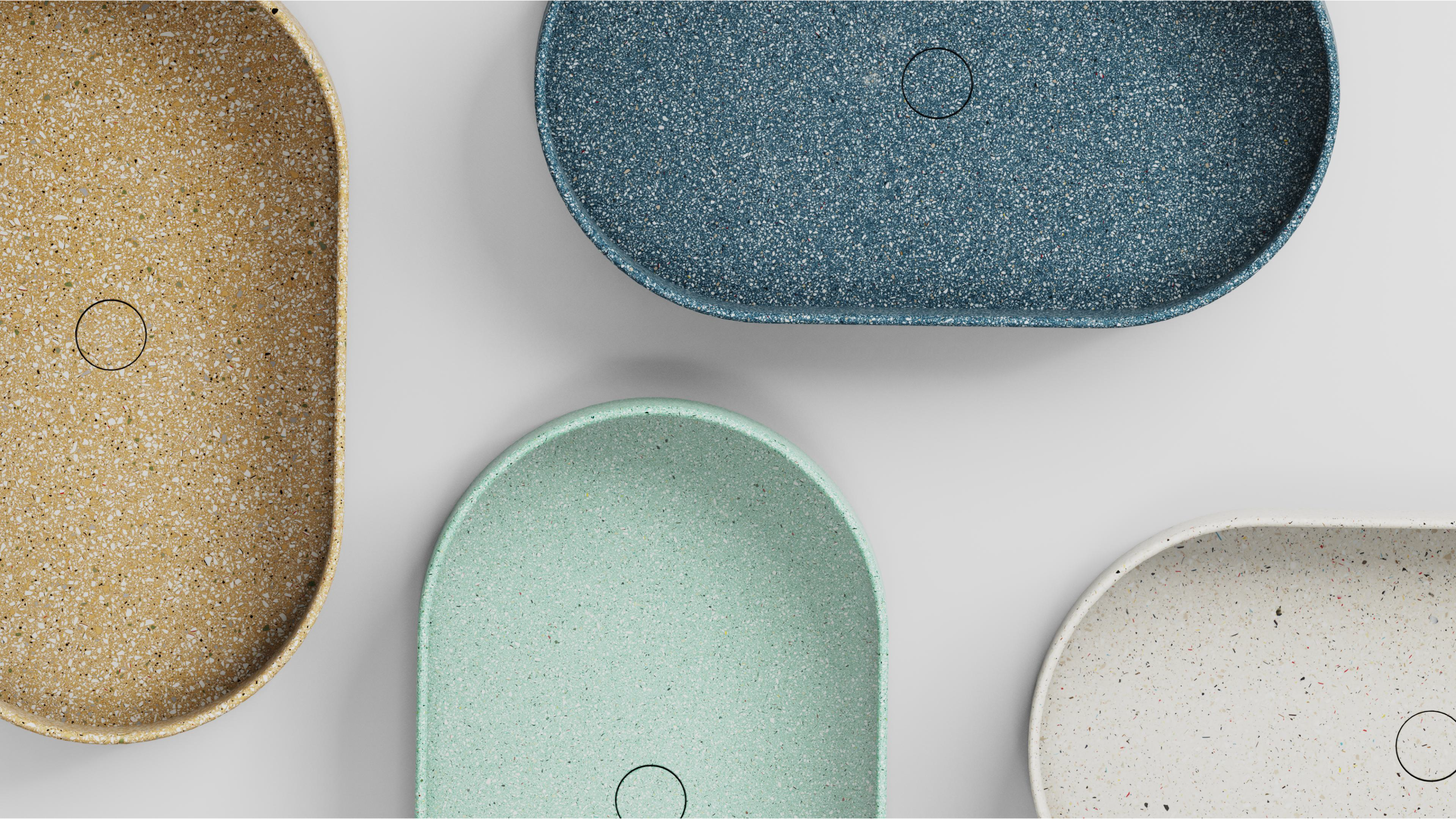 CMF; ecological stone; basin; sustainable design; environmental protection;，