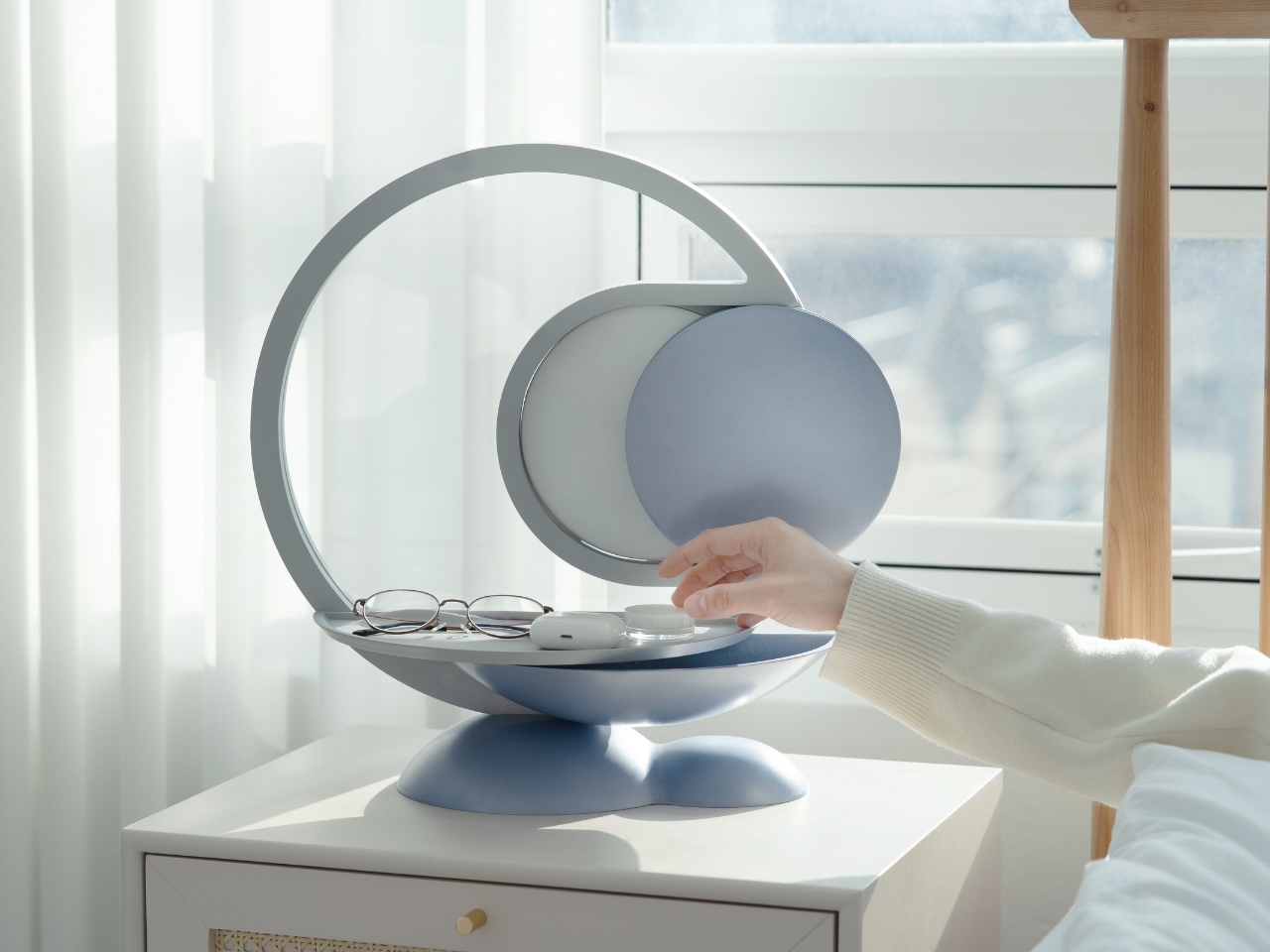 Smart home，Bedside lamp，Sleeping aids products，Life aesthetics，Storage design，