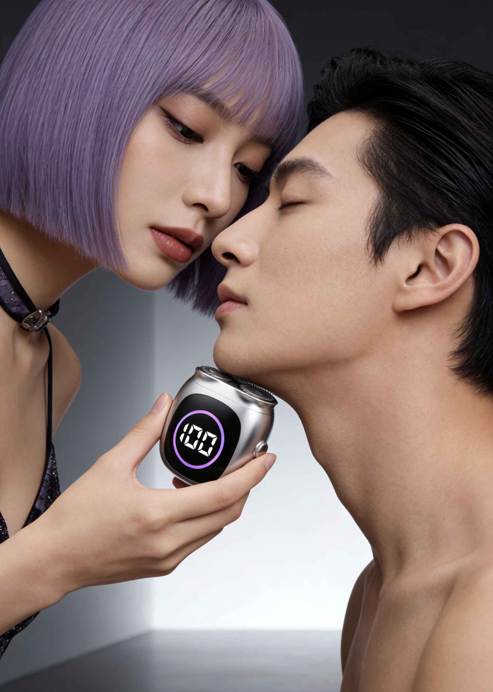 Magnetic attraction，Double-headed razor，Portable，Metal，