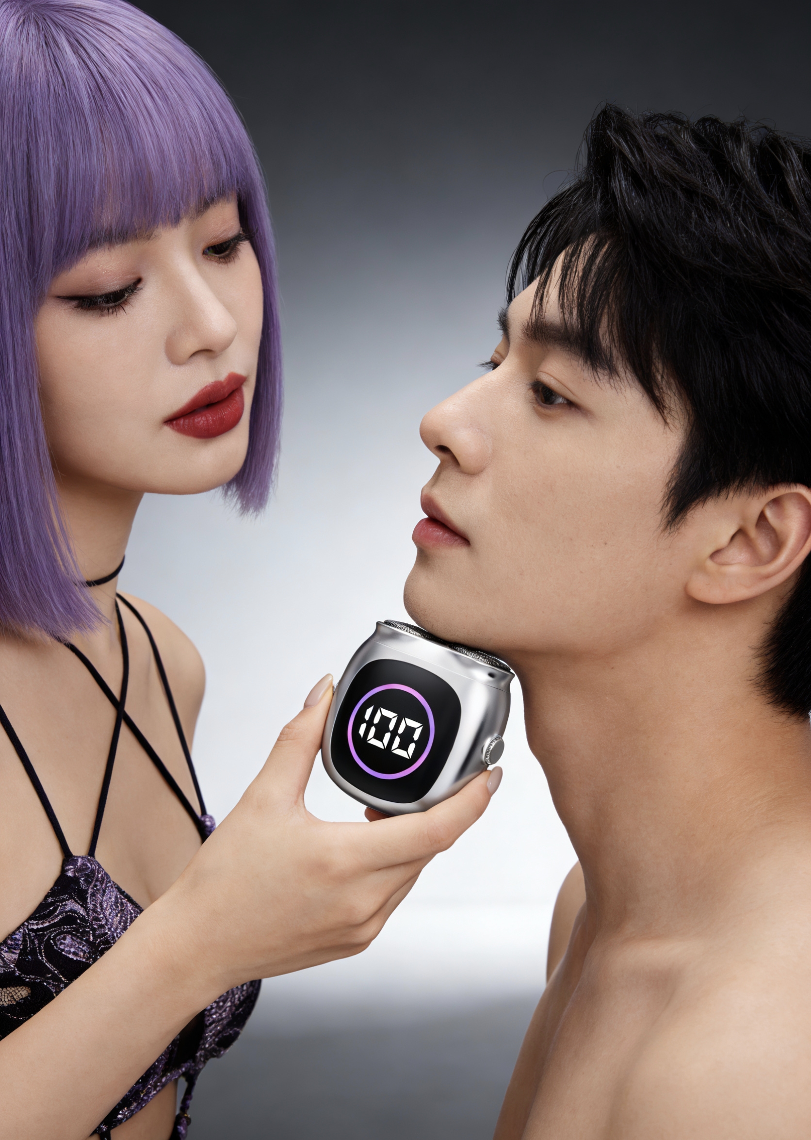 Magnetic attraction，Double-headed razor，Portable，Metal，